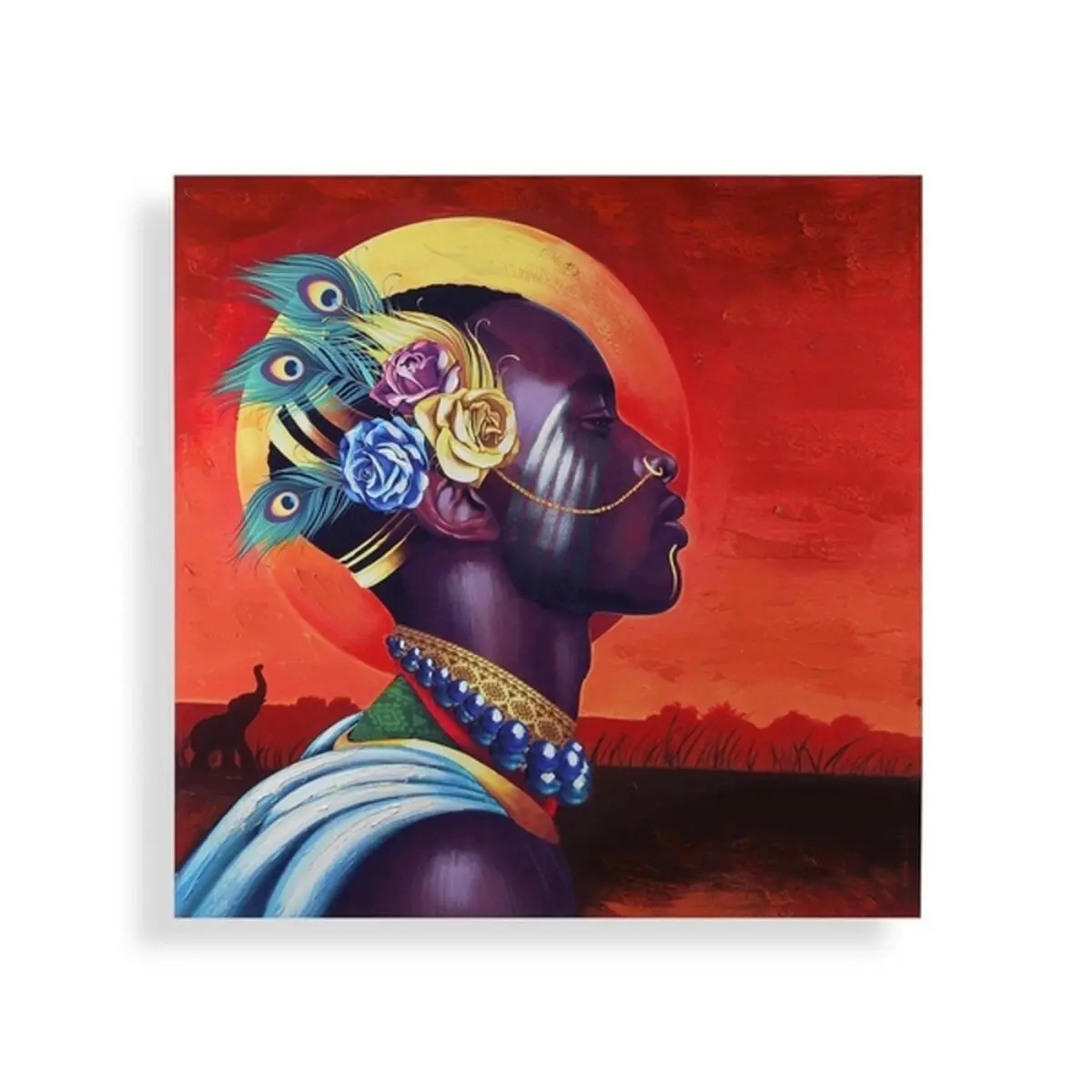 Painting Versa Etnic 2 (2,8 X 80 X 80 Cm) 1