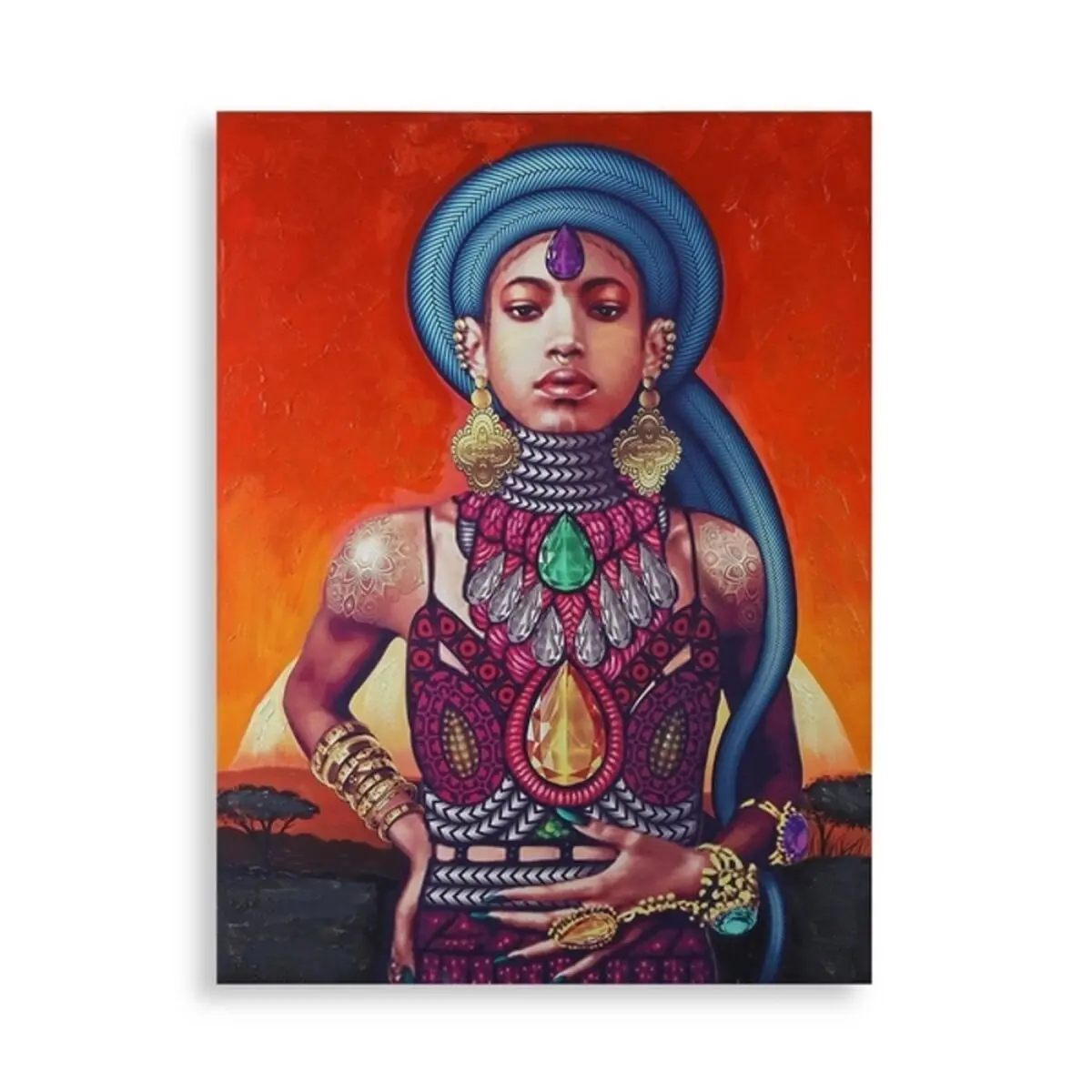 Painting Versa Etnic 5 (2,8 X 90 X 120 Cm) 1