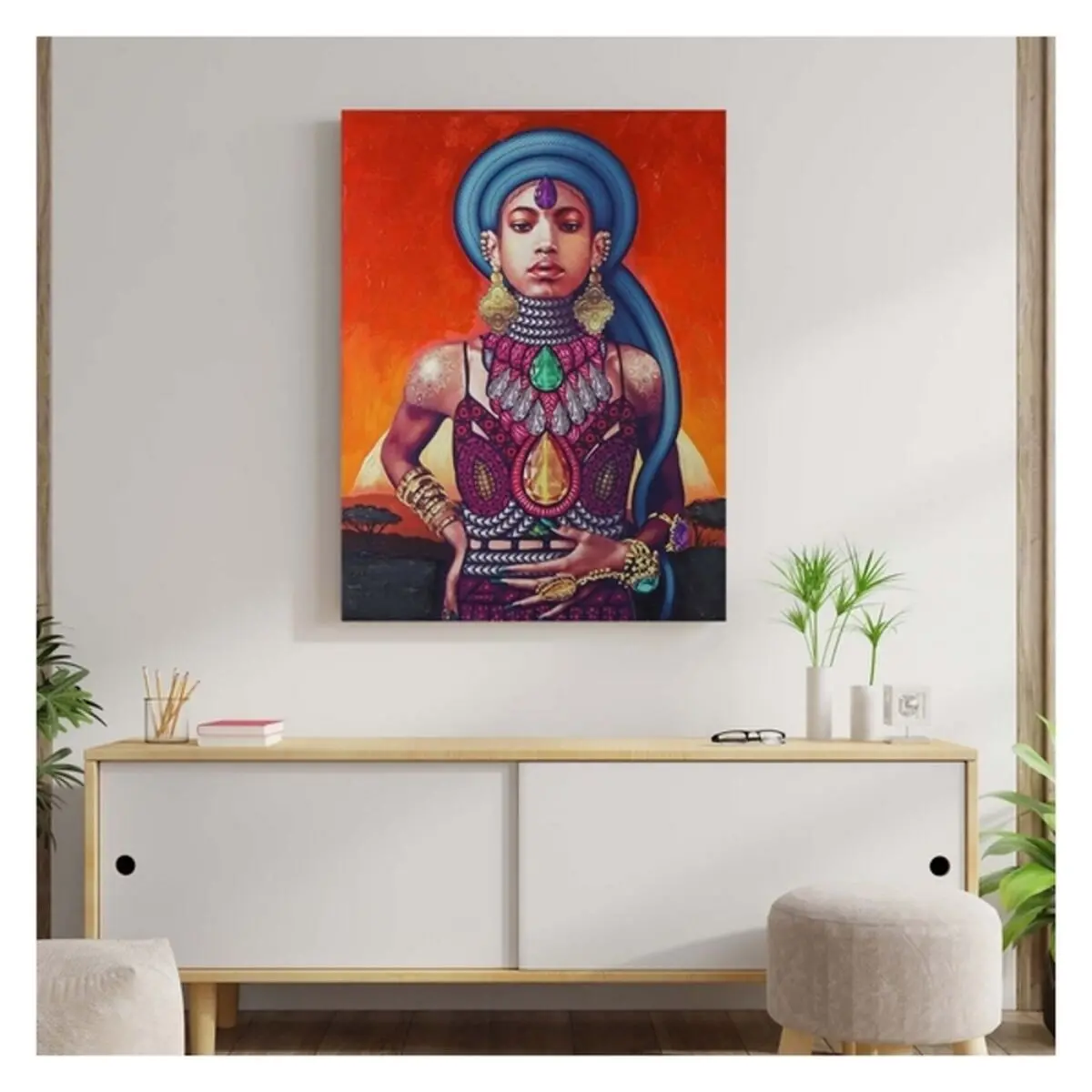 Painting Versa Etnic 5 (2,8 X 90 X 120 Cm) 2