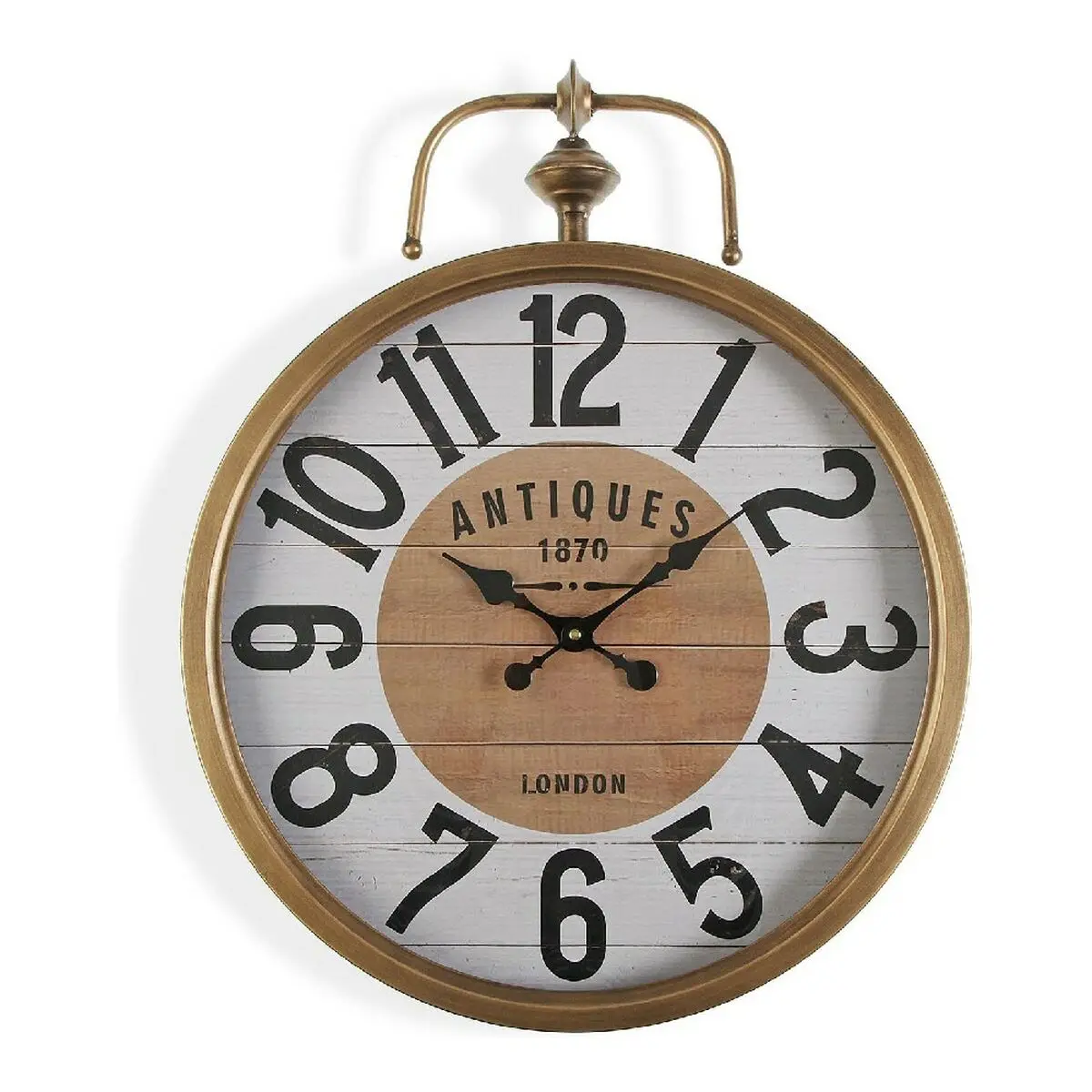 Wall Clock Versa Antiques Metal (6 X 60 X 48 Cm) 1
