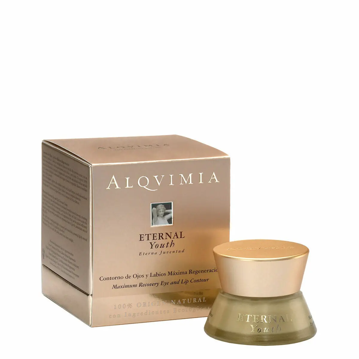 Anti-Ageing Cream For The Eye And Lip Contour Eternal Youth Alqvimia (15 Ml) 1