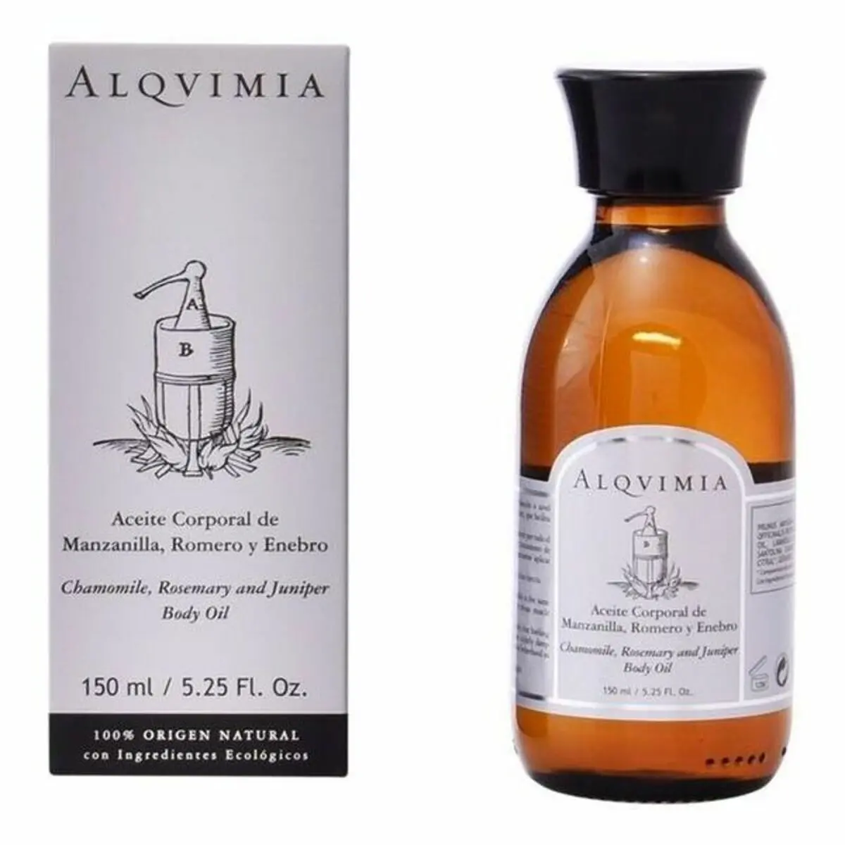 Body Oil Alqvimia Camomille Juniper Rosemary (150 Ml) 1