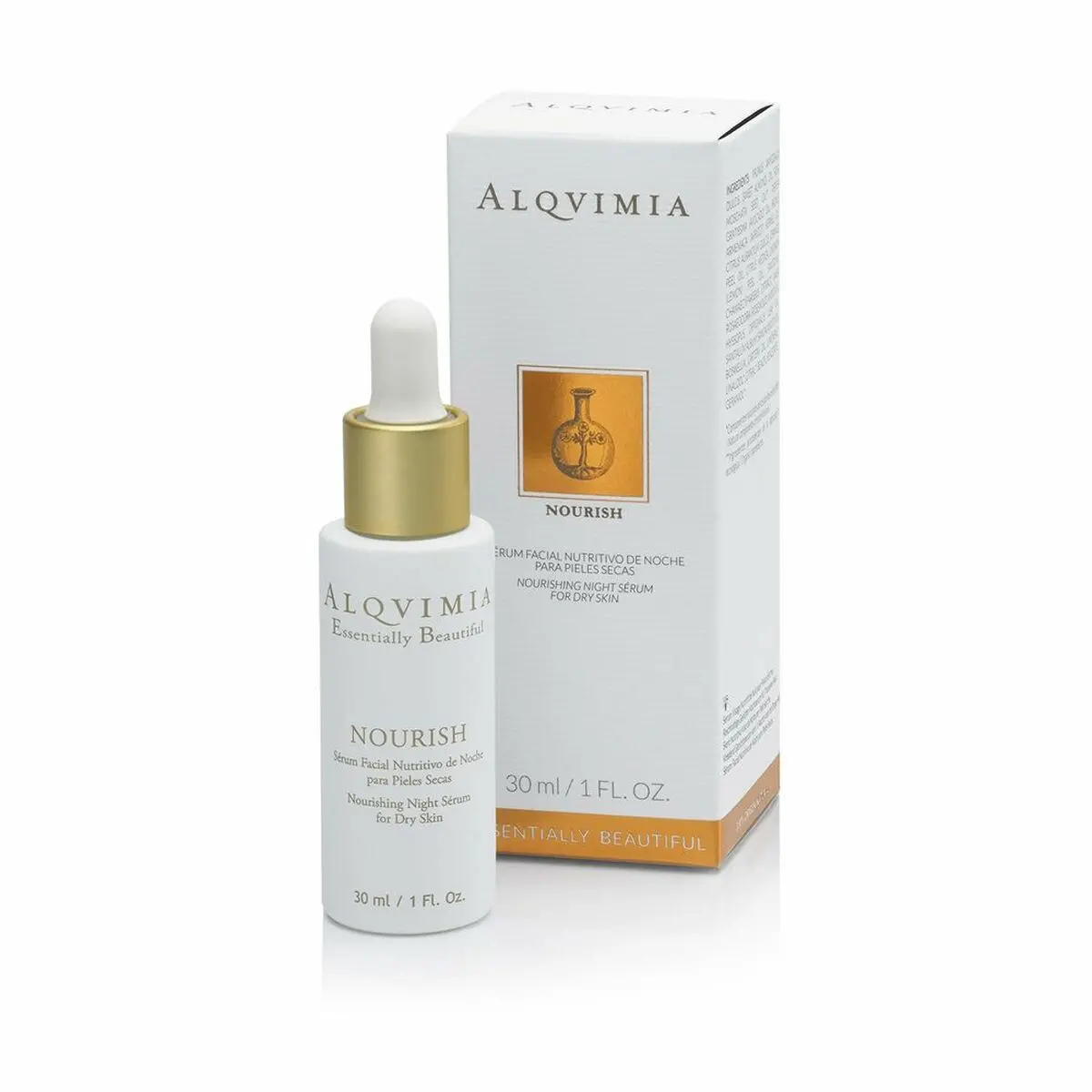 Restorative Night Serum Nourish Alqvimia (30 Ml) 1