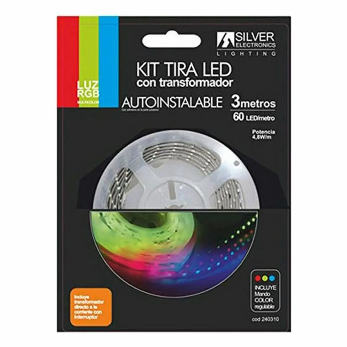 Led Silver Electronics 240310 Rgb 7,2W (3M) 1