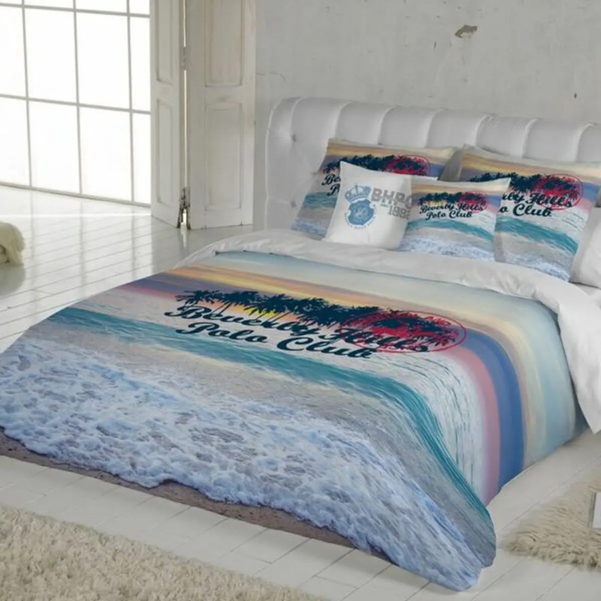 Nordic Cover Beverly Hills Polo Club Bhfnhaw_Multicolor-Cama 150 King Size (240 X 220 Cm) 1