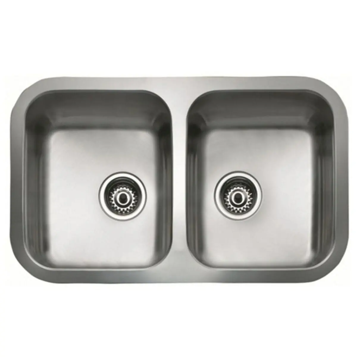 Sink With Two Basins Teka Inox Bajo Encimera 1