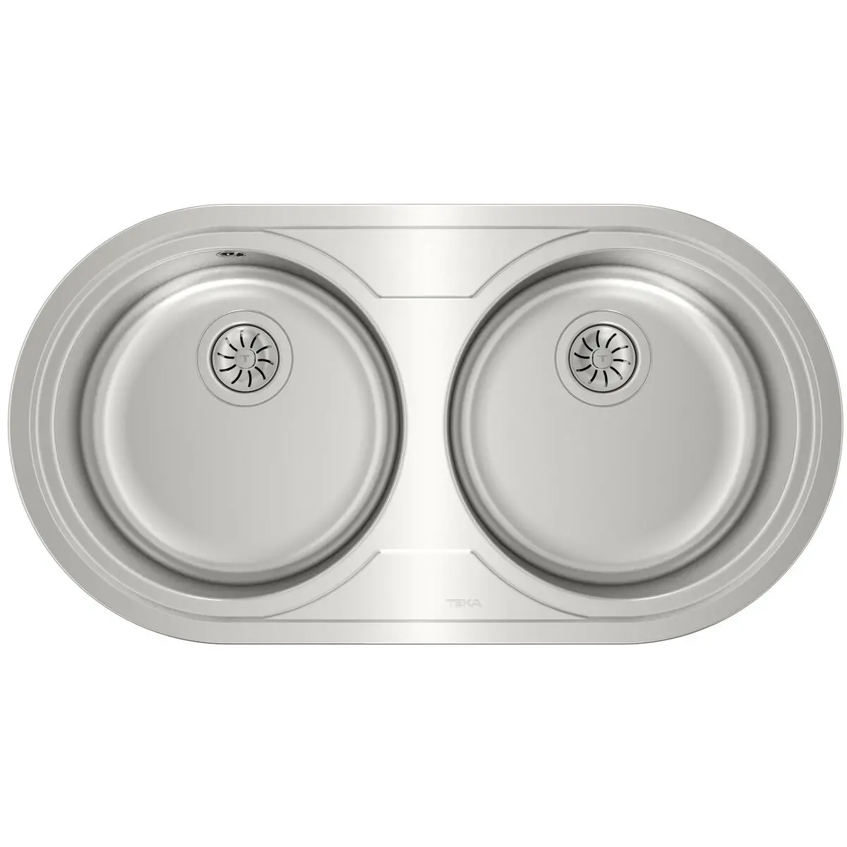 Sink With Two Basins Teka 9025 Duetta 2C Stainless Steel 1