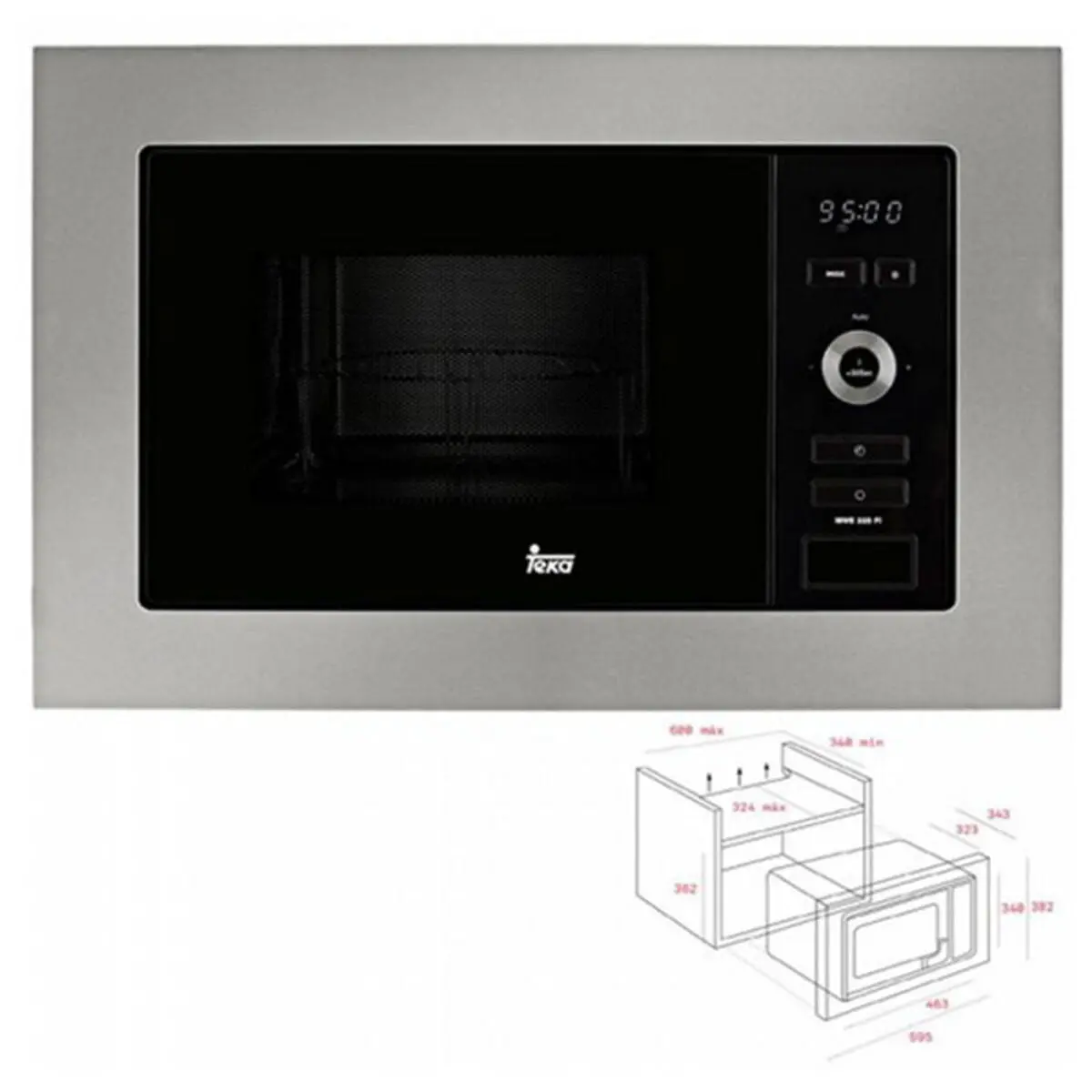 Built-In Microwave With Grill Teka Mwe 225 Fi 20 L 800W Steel 800 W 20 L 1