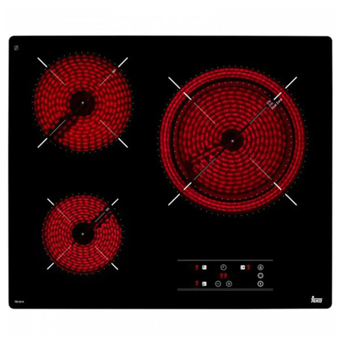 Glass-Ceramic Hob Teka Tb6315 60 Cm 60 Cm 1