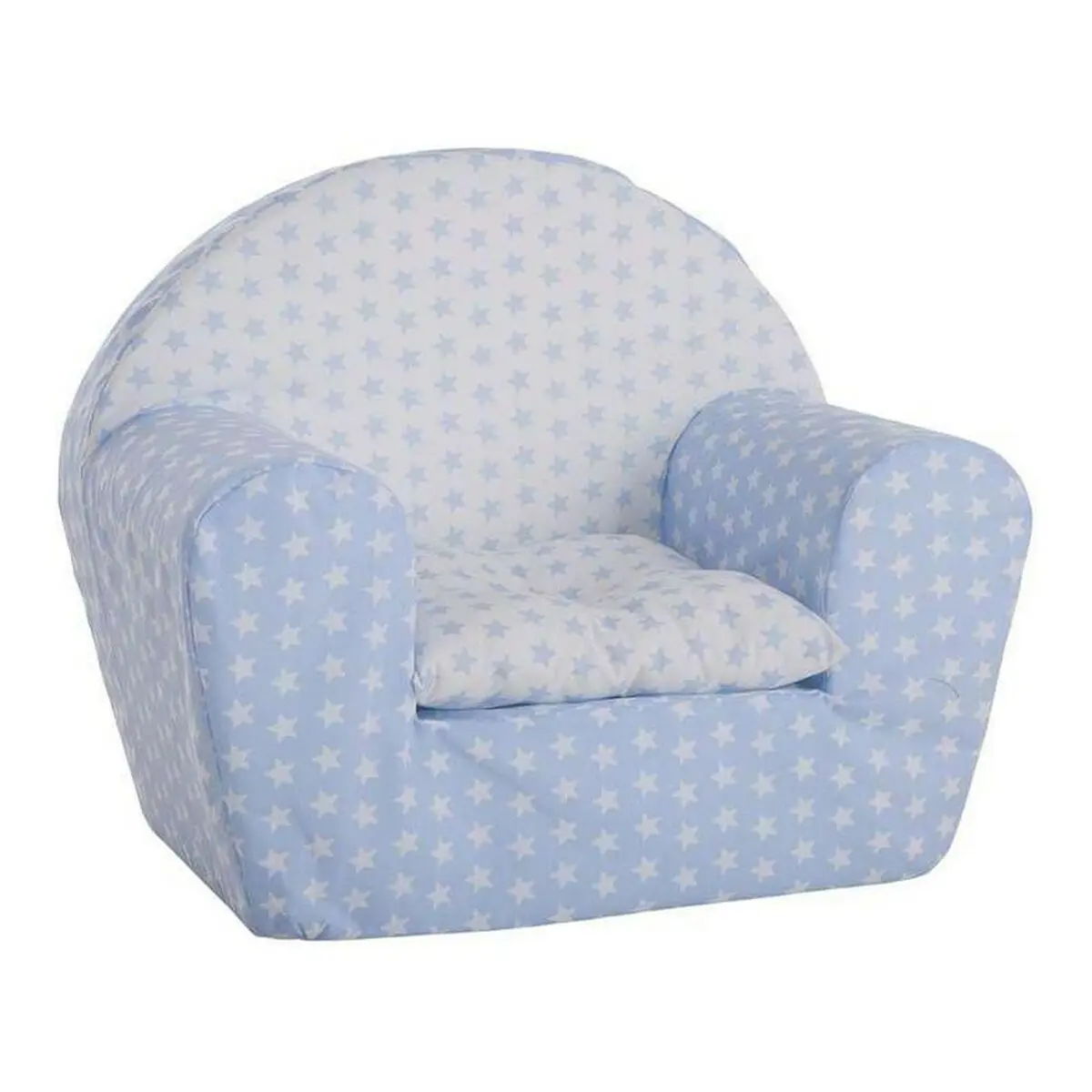 Child's Armchair Blue Acrylic 44 X 34 X 53 Cm 1