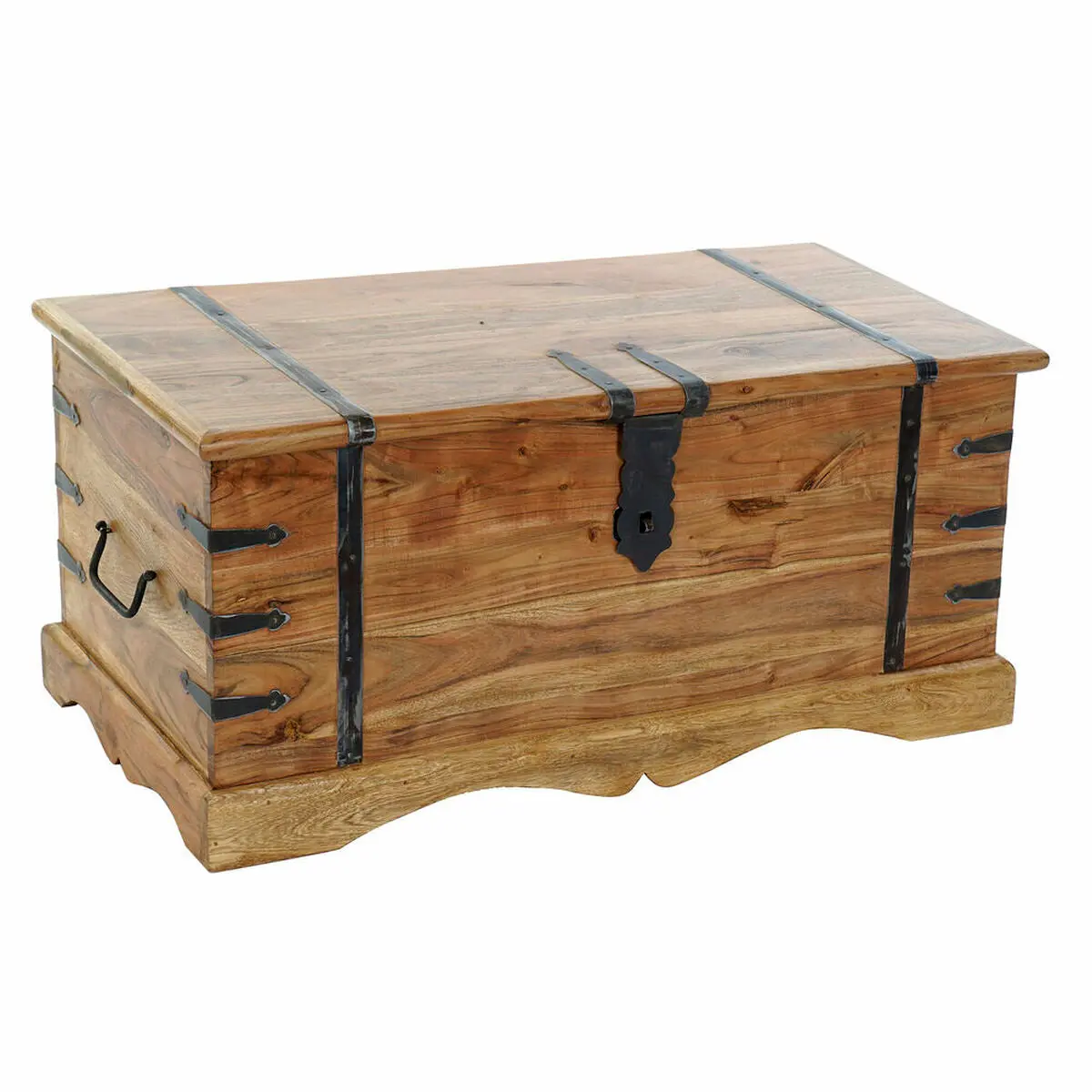 Chest Dkd Home Decor Natural Colonial Acacia 90 X 40 X 40 Cm 1