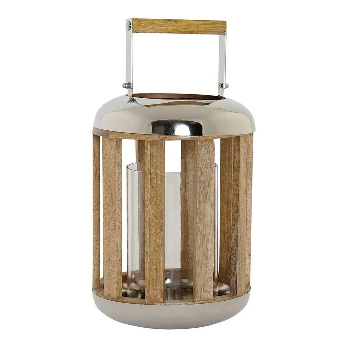 Lantern Dkd Home Decor Silver Wood Metal (22 X 22 X 32 Cm) 1
