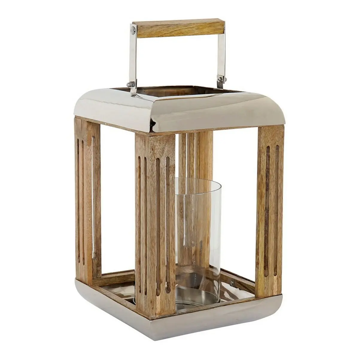Lantern Dkd Home Decor Silver Metal Crystal (23 X 23 X 36 Cm) 1