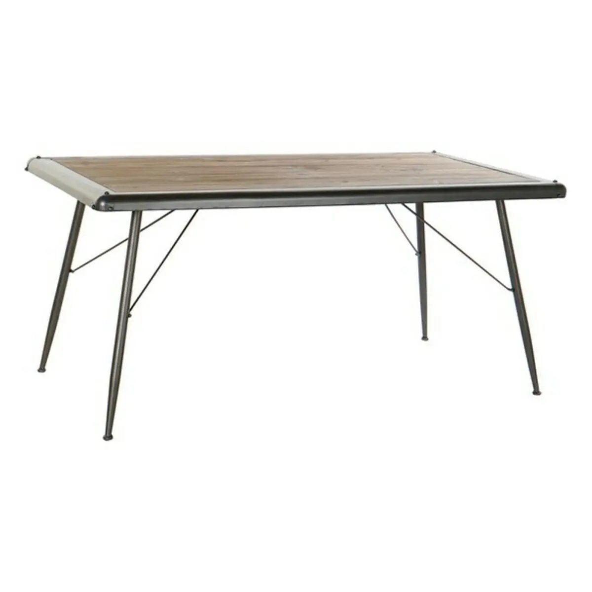Dining Table Dkd Home Decor Metal Fir 161 X 90 X 75 Cm 1