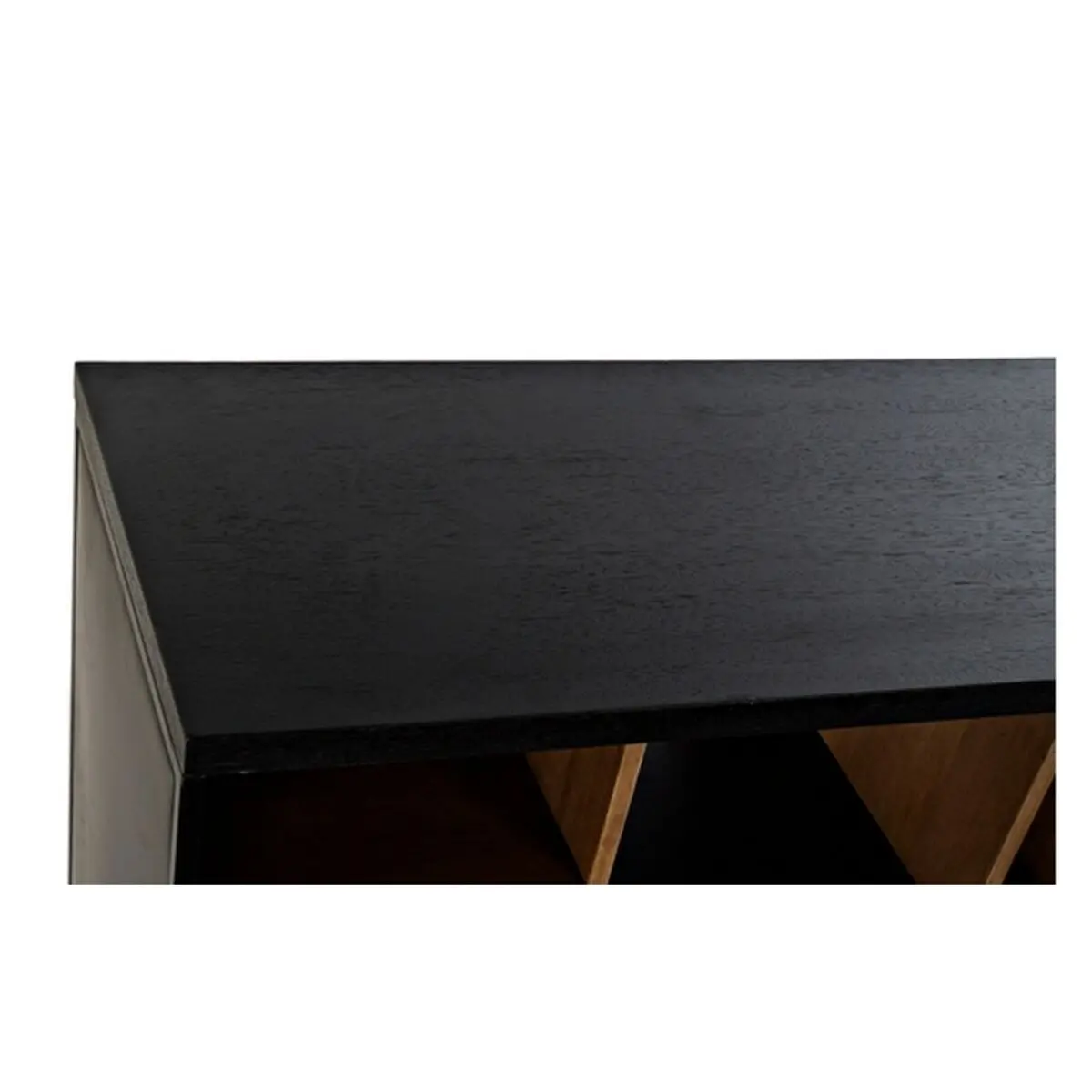 Sideboard Dkd Home Decor Alvin Black Natural Iron Fresno 160 X 40 X 75 Cm 2