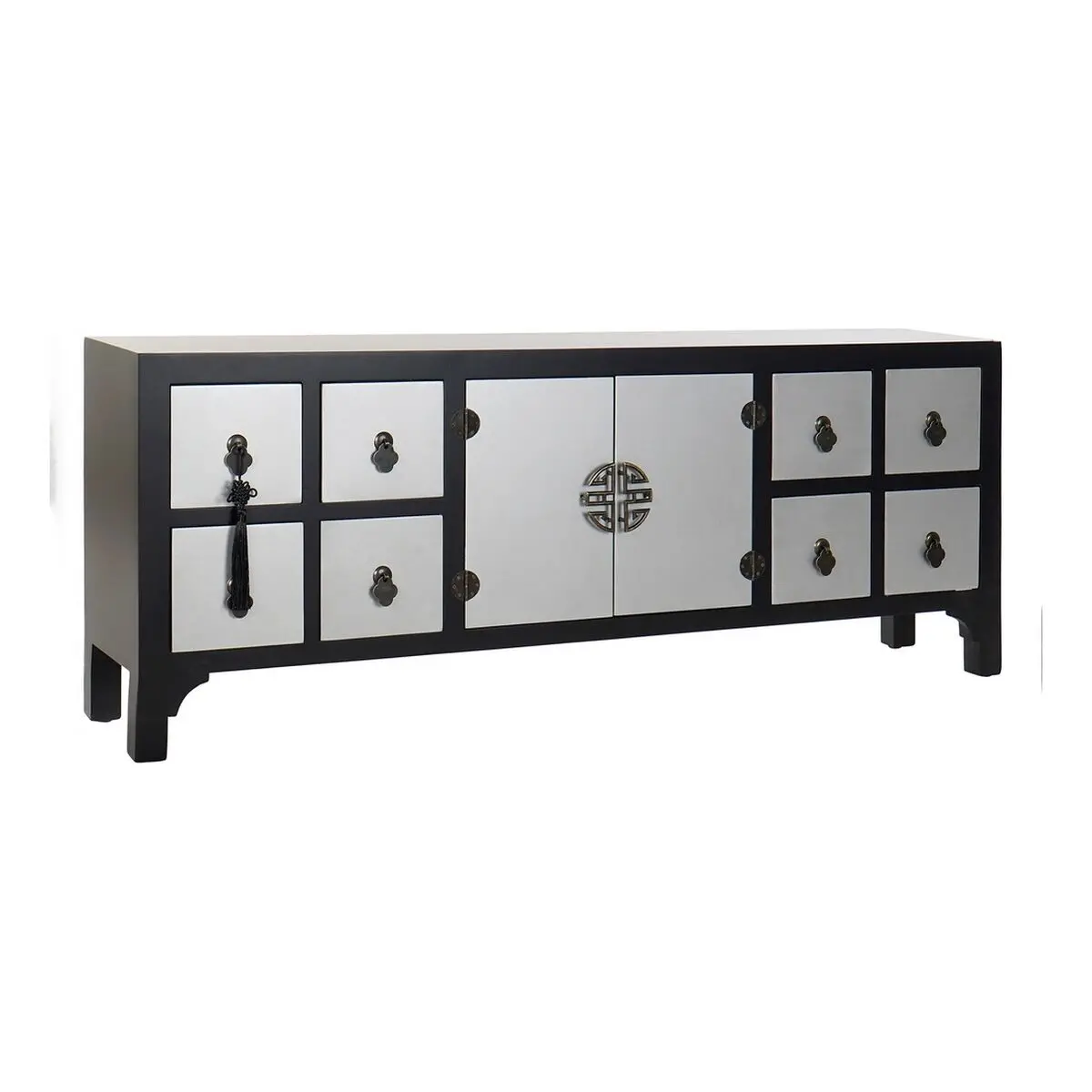 Tv Table With Drawers Dkd Home Decor Oriental Mdf Wood (130 X 24 X 51 Cm) 1