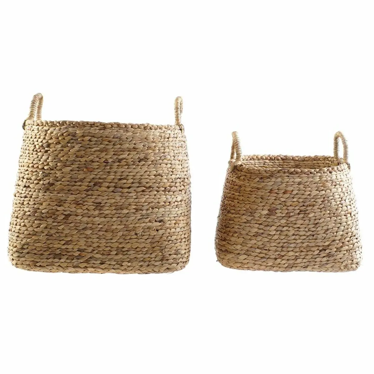Basket Set Dkd Home Decor 44 X 44 X 45 Cm Natural Brown Boho 1