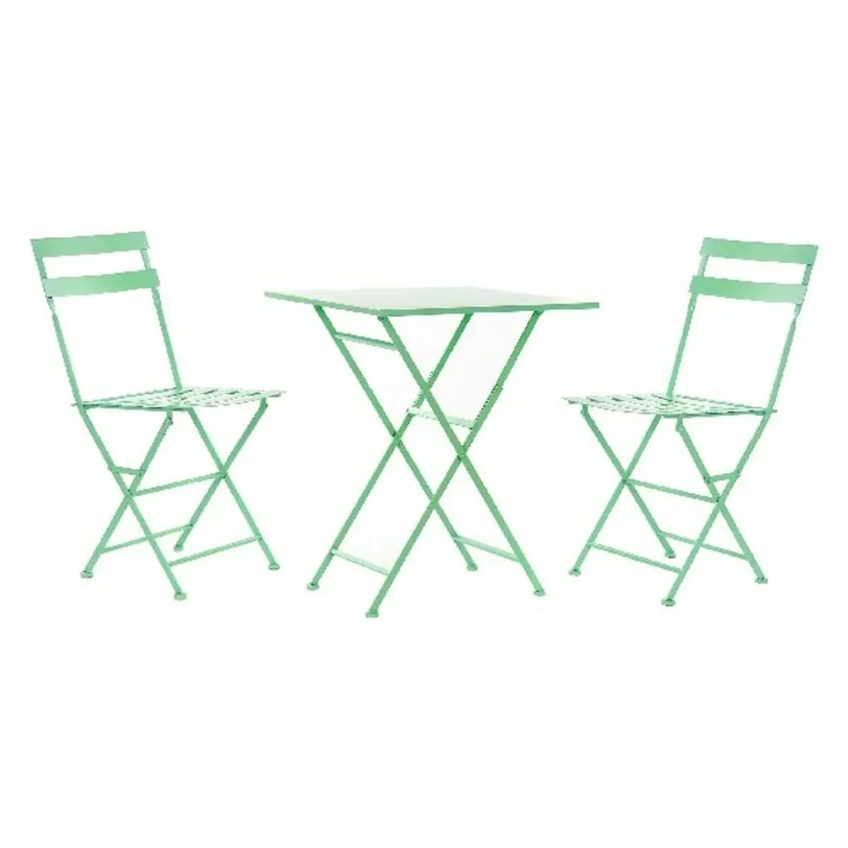 Table Set With 2 Chairs Dkd Home Decor Mb-177411 60 X 60 X 75 Cm (3 Pcs) 1