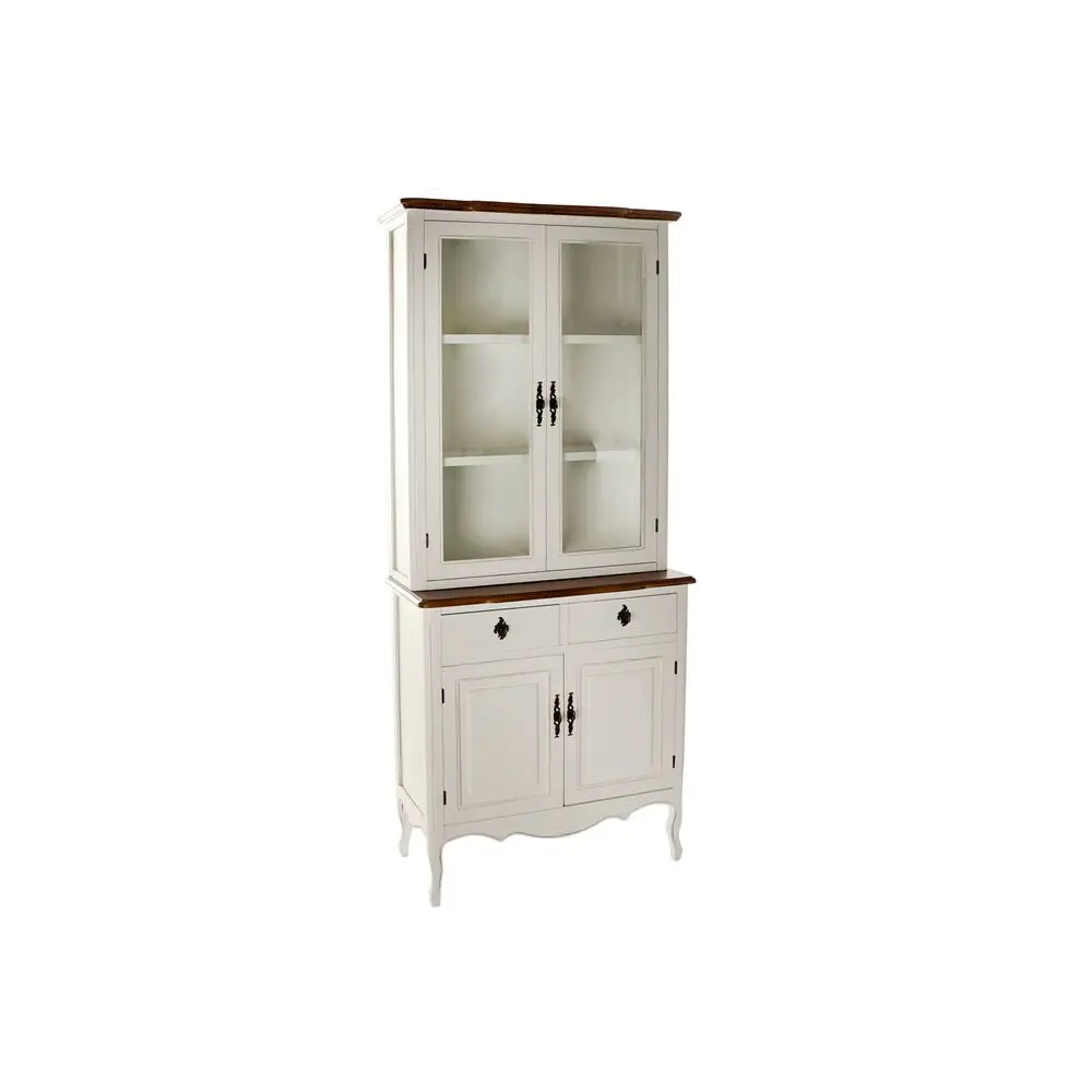 Display Stand Dkd Home Decor 86 X 40 X 198 Cm Crystal White Plastic Multicolour Dark Brown 1