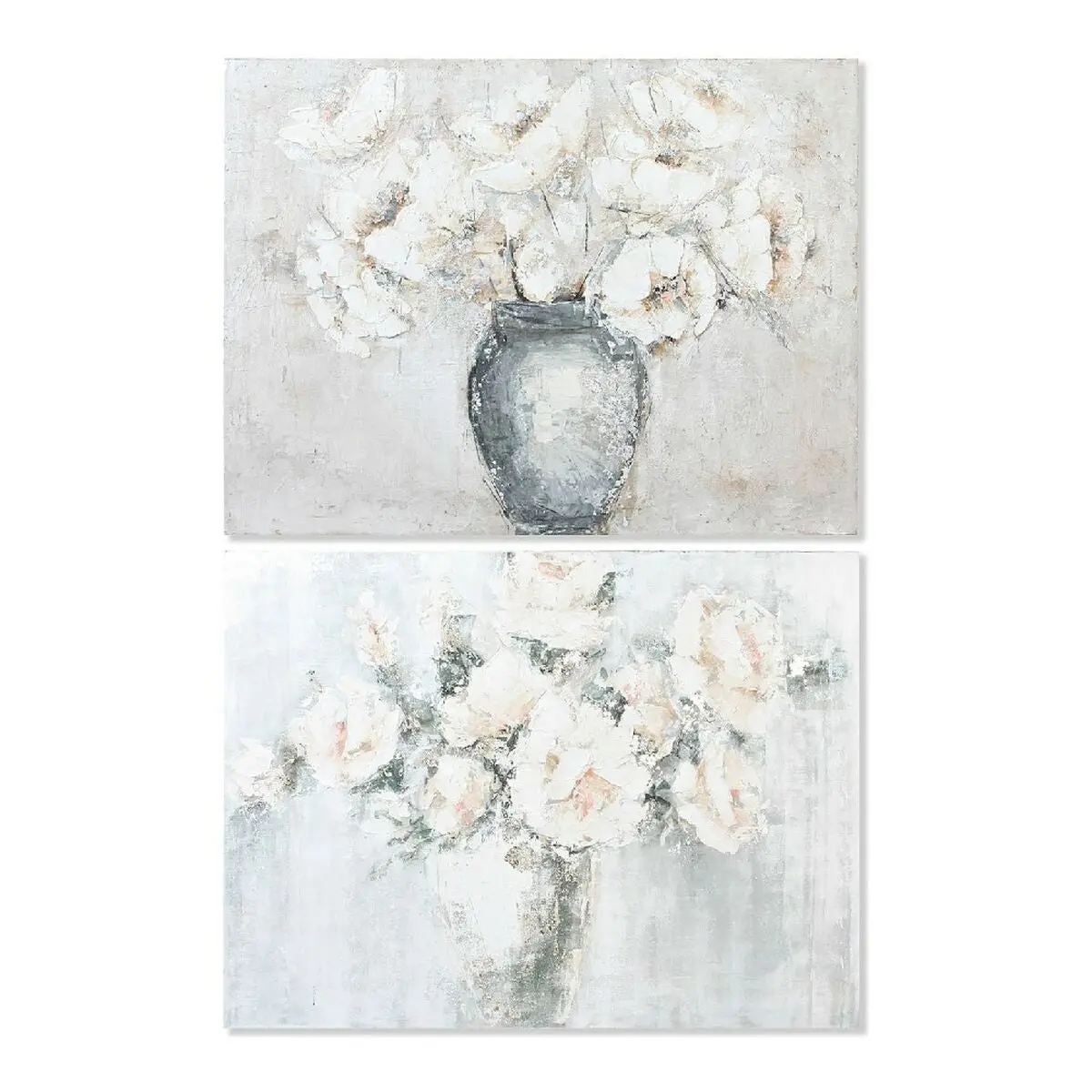 Canvas Dkd Home Decor Vase Pinewood Canvas 120 X 3,8 X 90 Cm (2 Pieces) 1