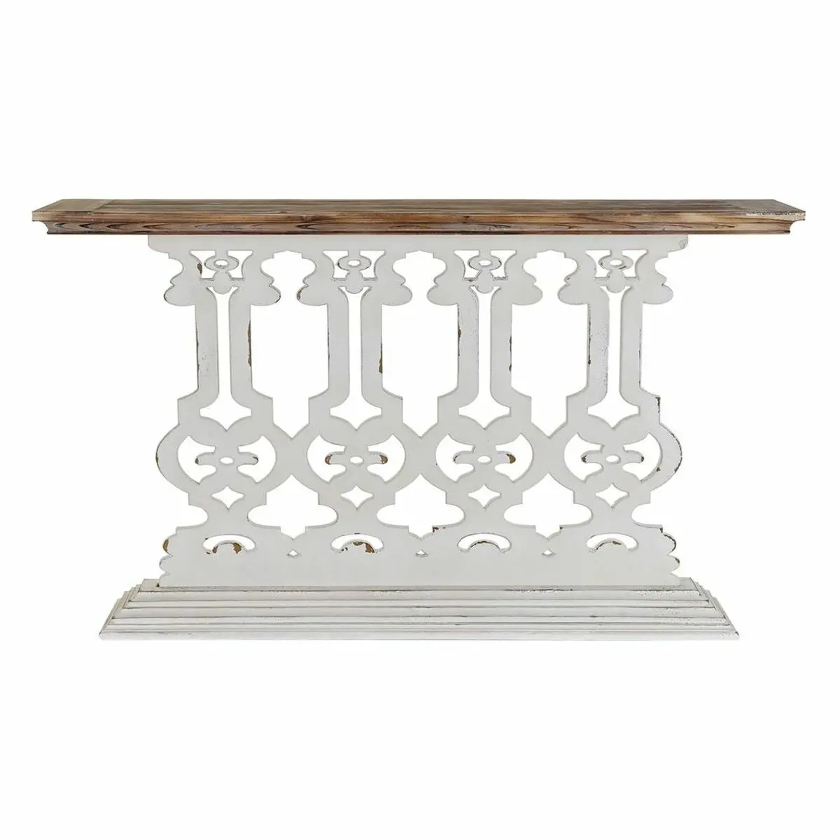 Console Dkd Home Decor 8424001793600 142 X 30 X 83 Cm Fir Natural White Mdf Wood 1