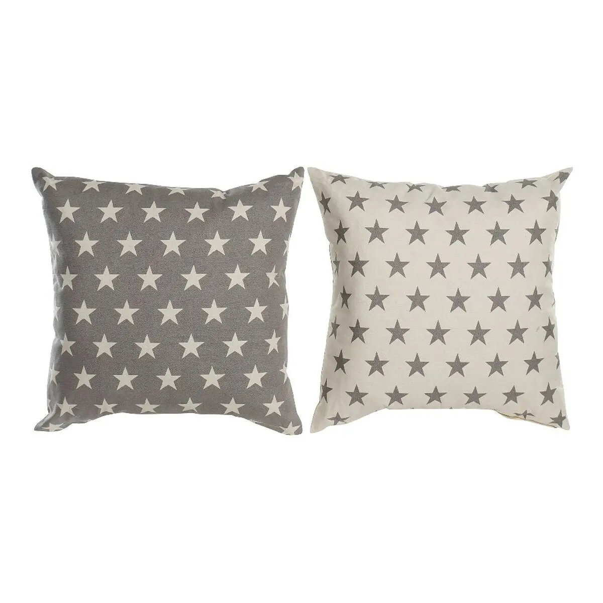Cushion Dkd Home Decor Beige Brown 60 X 10 X 60 Cm Stars (2 Units) 1