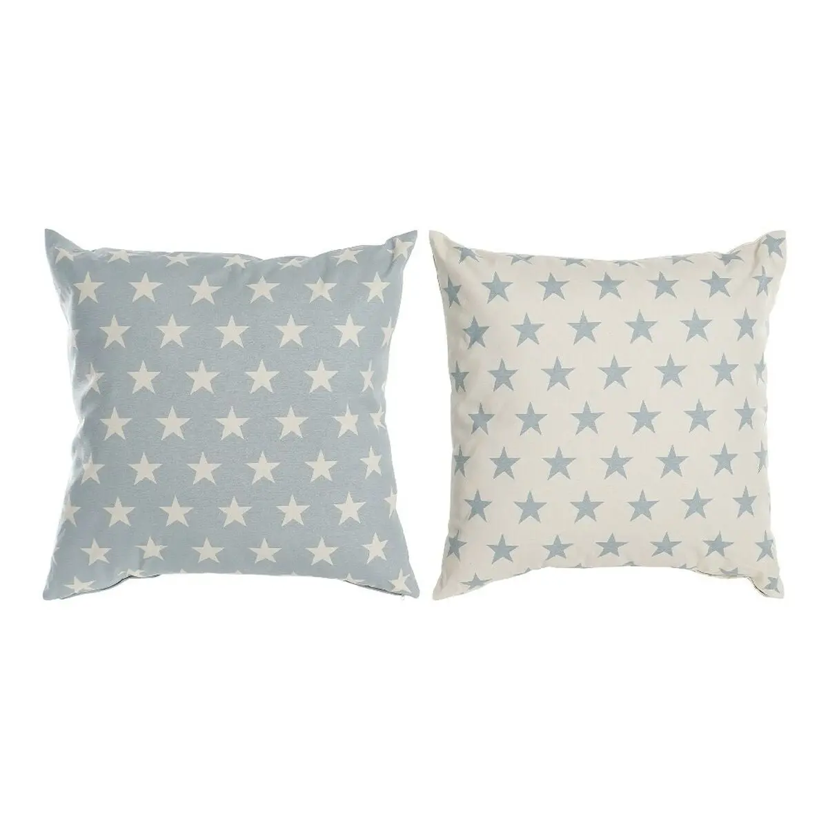 Cushion Dkd Home Decor Blue 60 X 10 X 60 Cm Stars White (2 Units) 1
