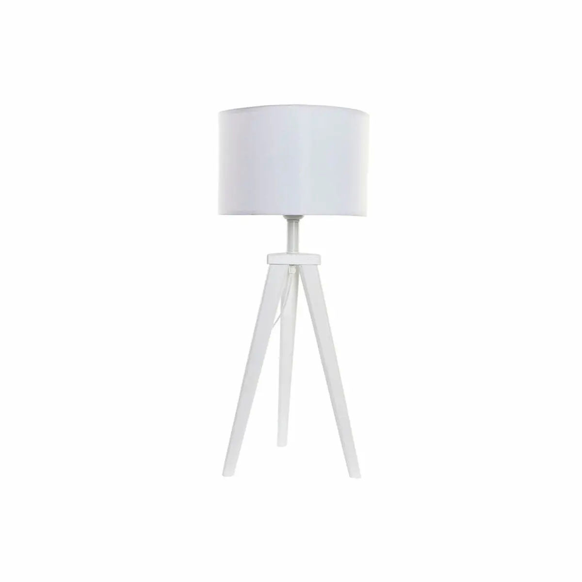 Desk Lamp Dkd Home Decor 8424001807918 Wood White 220 V 50 W 30 X 30 X 72 Cm 1