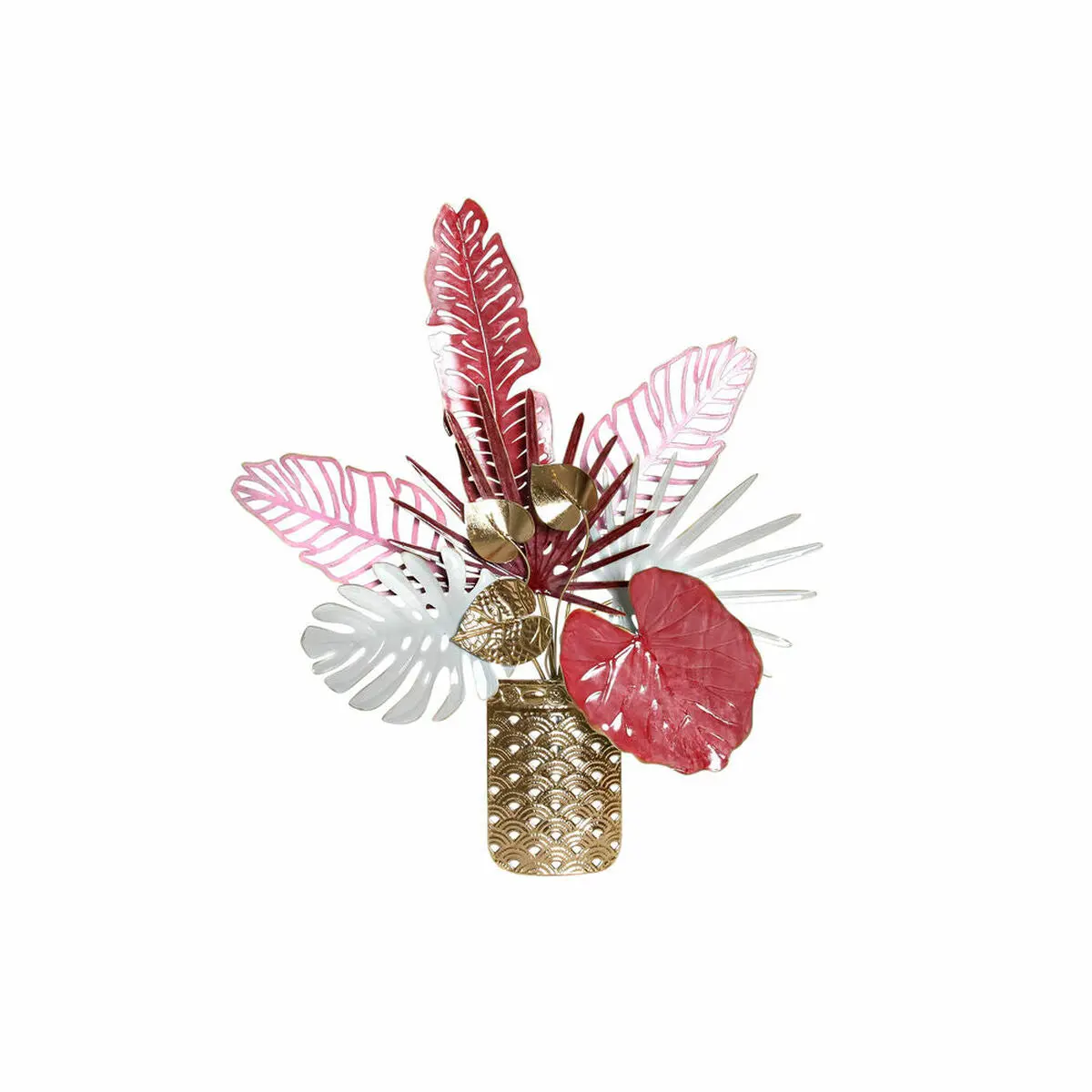 Wall Decoration Dkd Home Decor Metal Flowers (66 X 13 X 74 Cm) 1