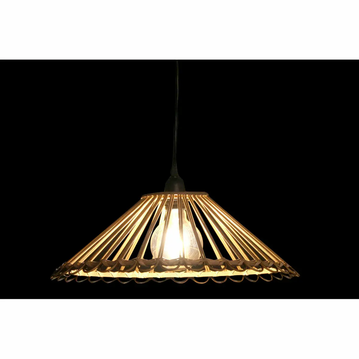 Ceiling Light Dkd Home Decor Rattan 220 V 50 W (45 X 45 X 17 Cm) 2