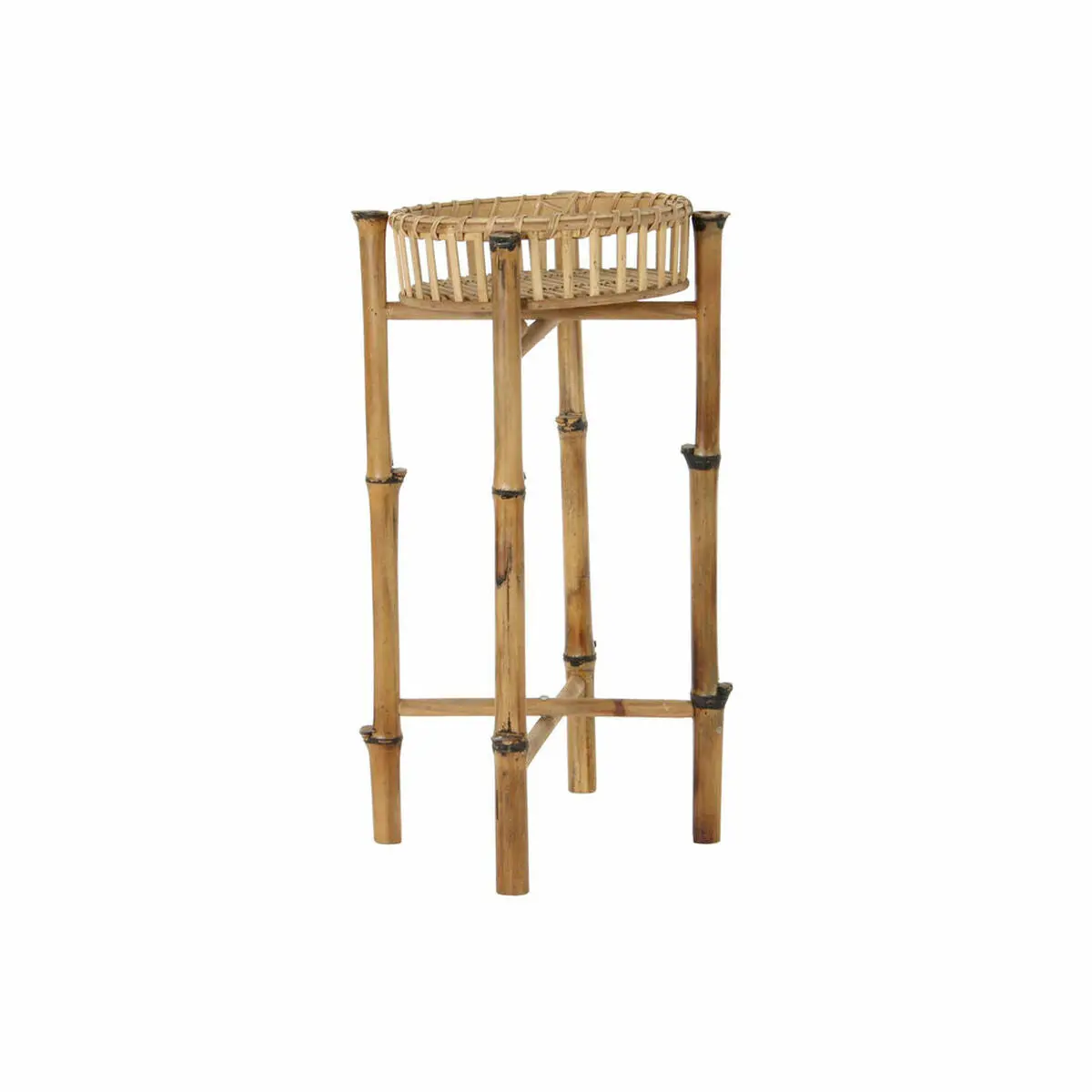 Planter Dkd Home Decor Bamboo Natural (32 X 32 X 55.5 Cm) 1