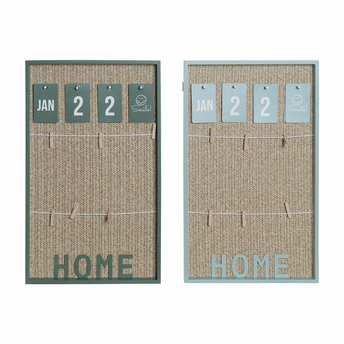Photo Frame With Clamps Dkd Home Decor Aluminium Polypropylene Mdf Wood 30 X 3 X 50 Cm (2 Units) 1