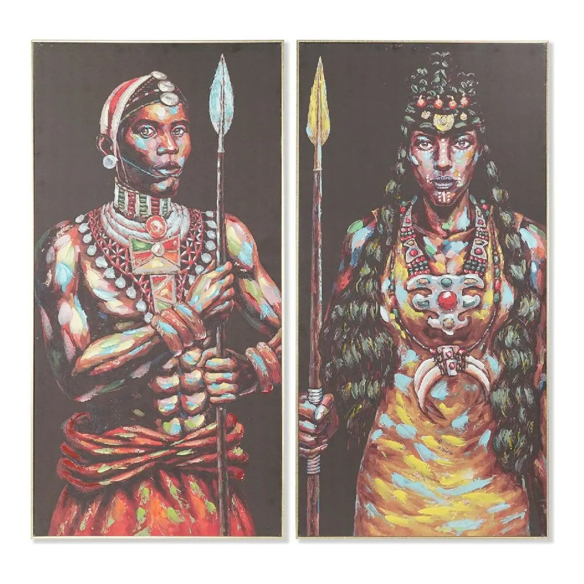 Canvas Dkd Home Decor Polystyrene Canvas 60 X 5 X 120 Cm 1