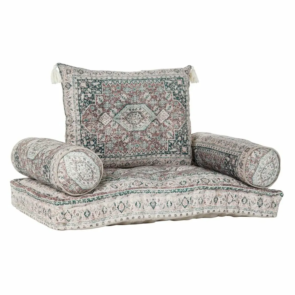 Armchair Dkd Home Decor 8424001817511 Cotton Green (90 X 50 X 55 Cm) 1