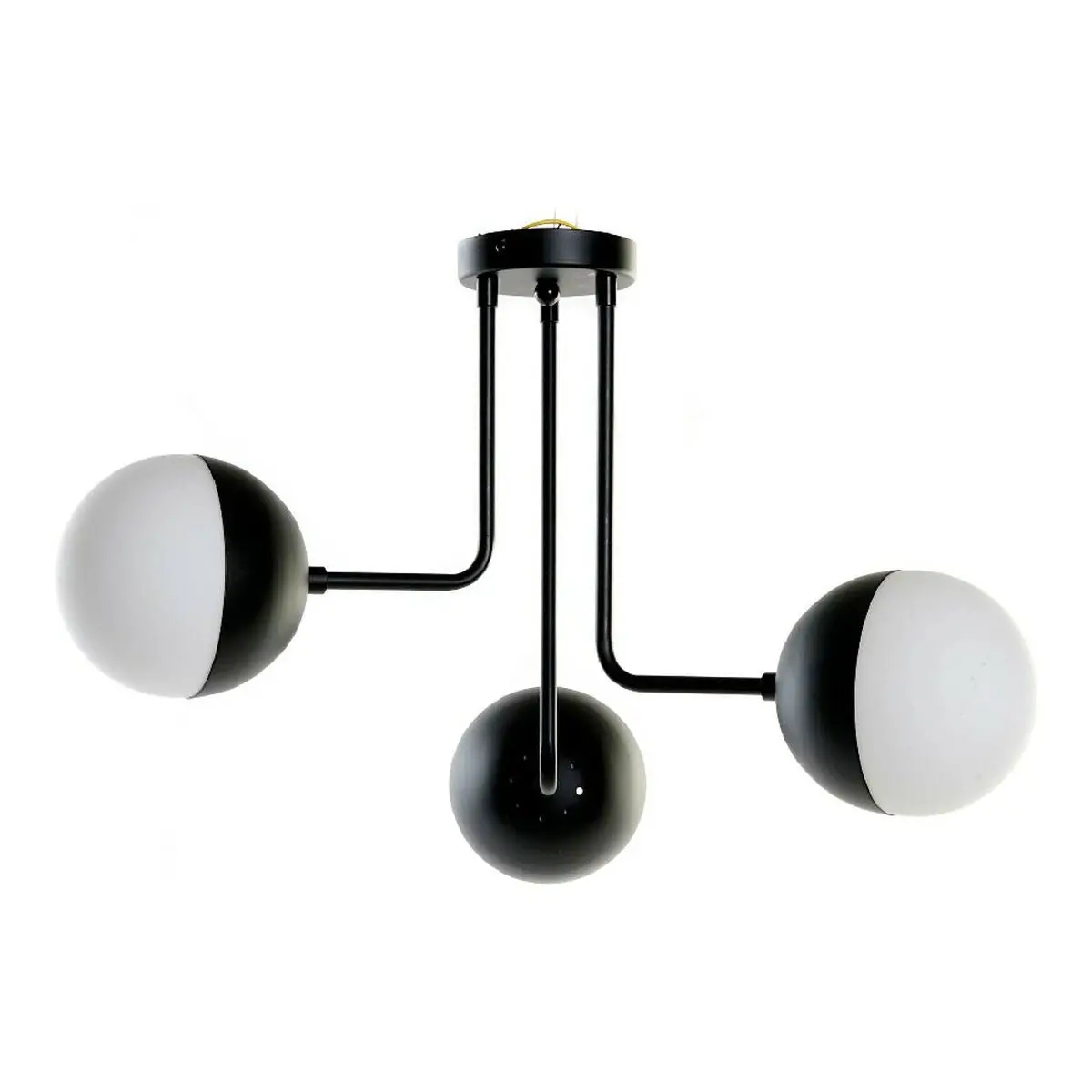 Ceiling Light Dkd Home Decor White Black Metal Crystal 220 V 50 W (61 X 58 X 46 Cm) 1