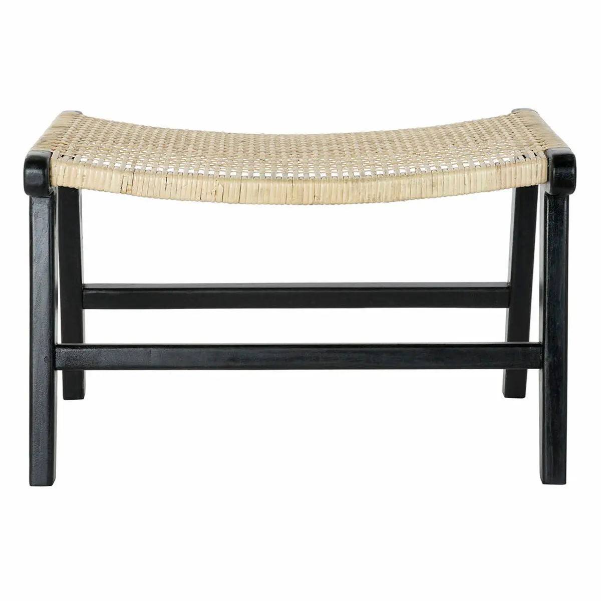 Bench Dkd Home Decor 8424001823192 65 X 47 X 40 Cm Natural Teak Black 1