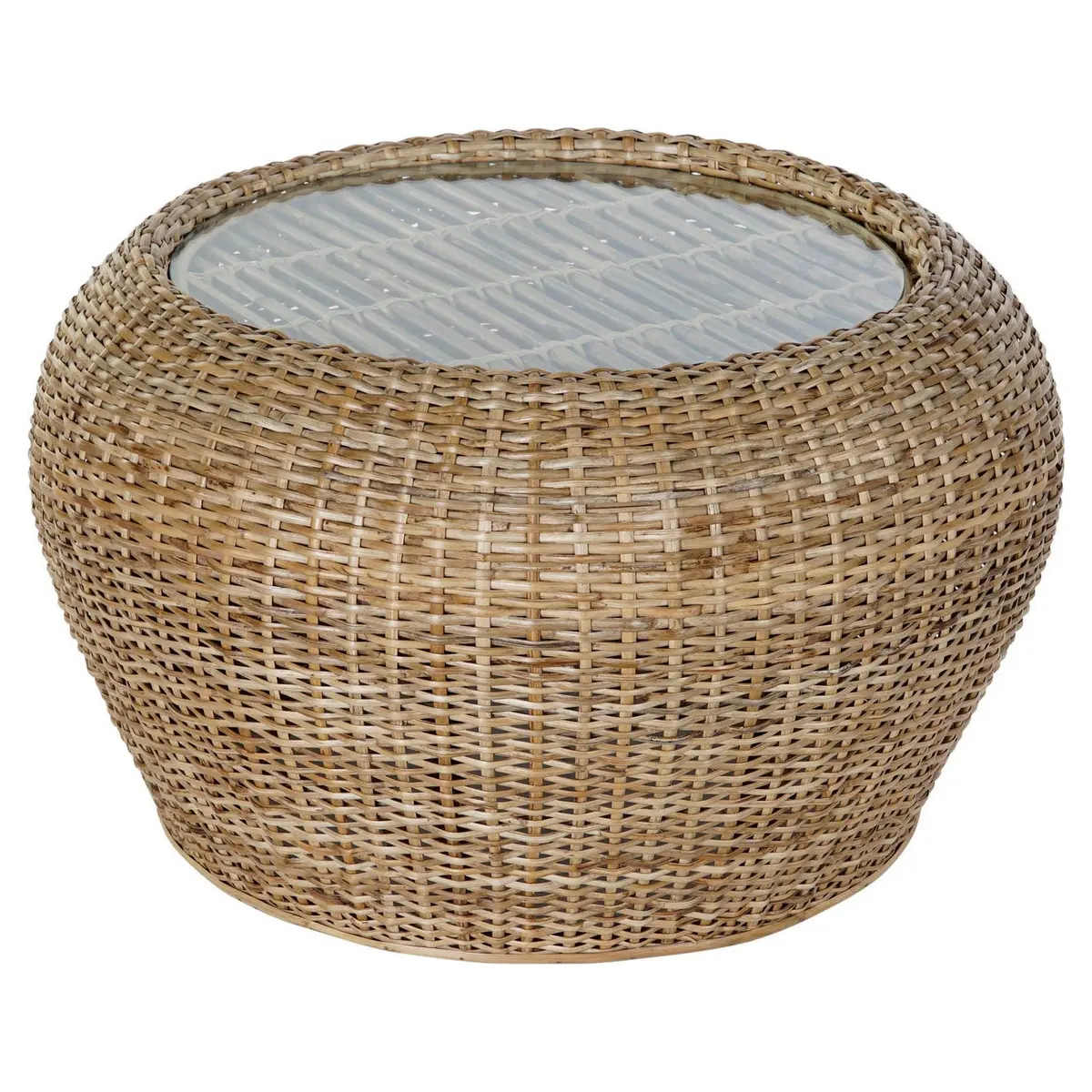 Side Table Dkd Home Decor 8424001825165 82 X 82 X 48 Cm Crystal Natural Aluminium 1