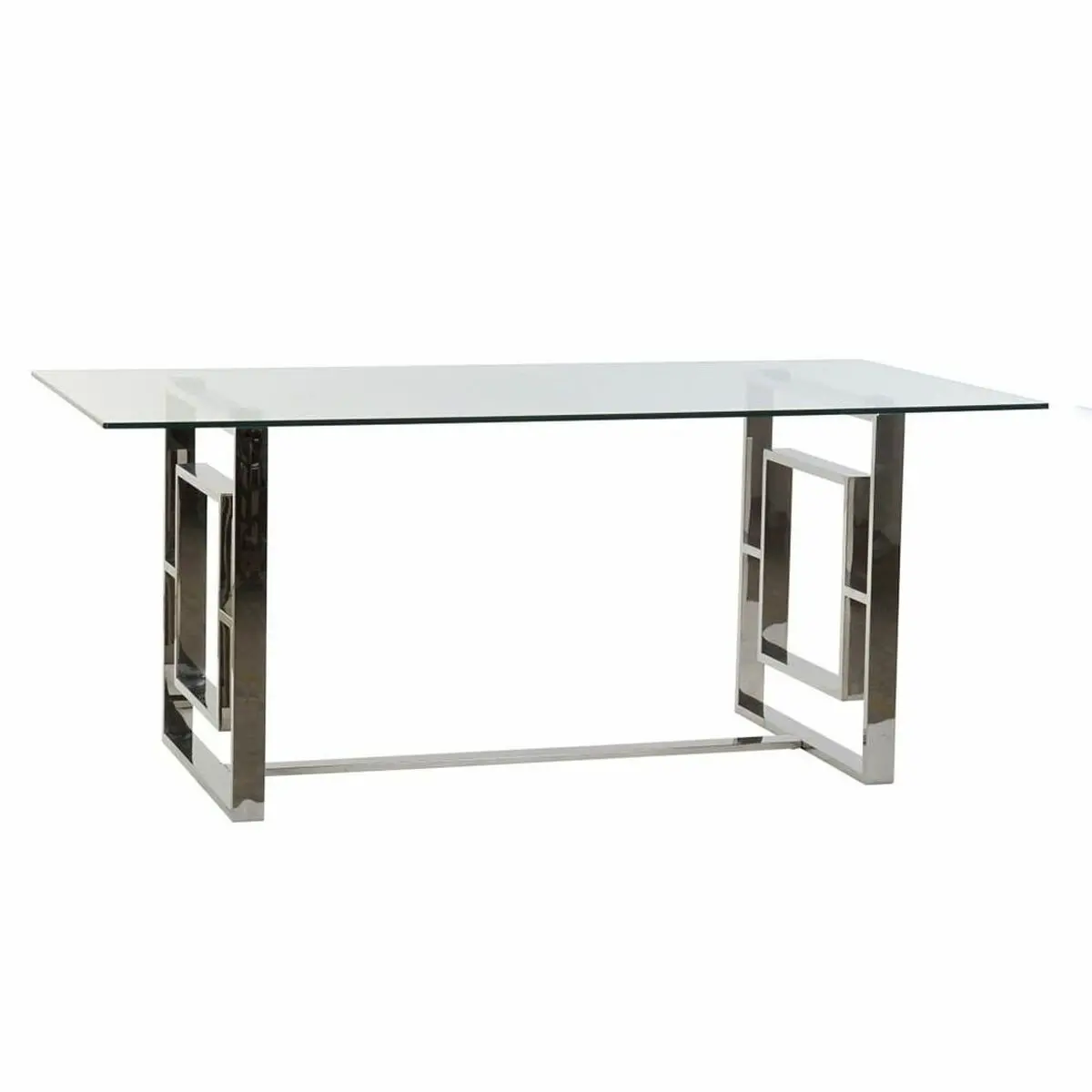 Dining Table Dkd Home Decor Crystal Steel (180 X 90 X 75 Cm) 1