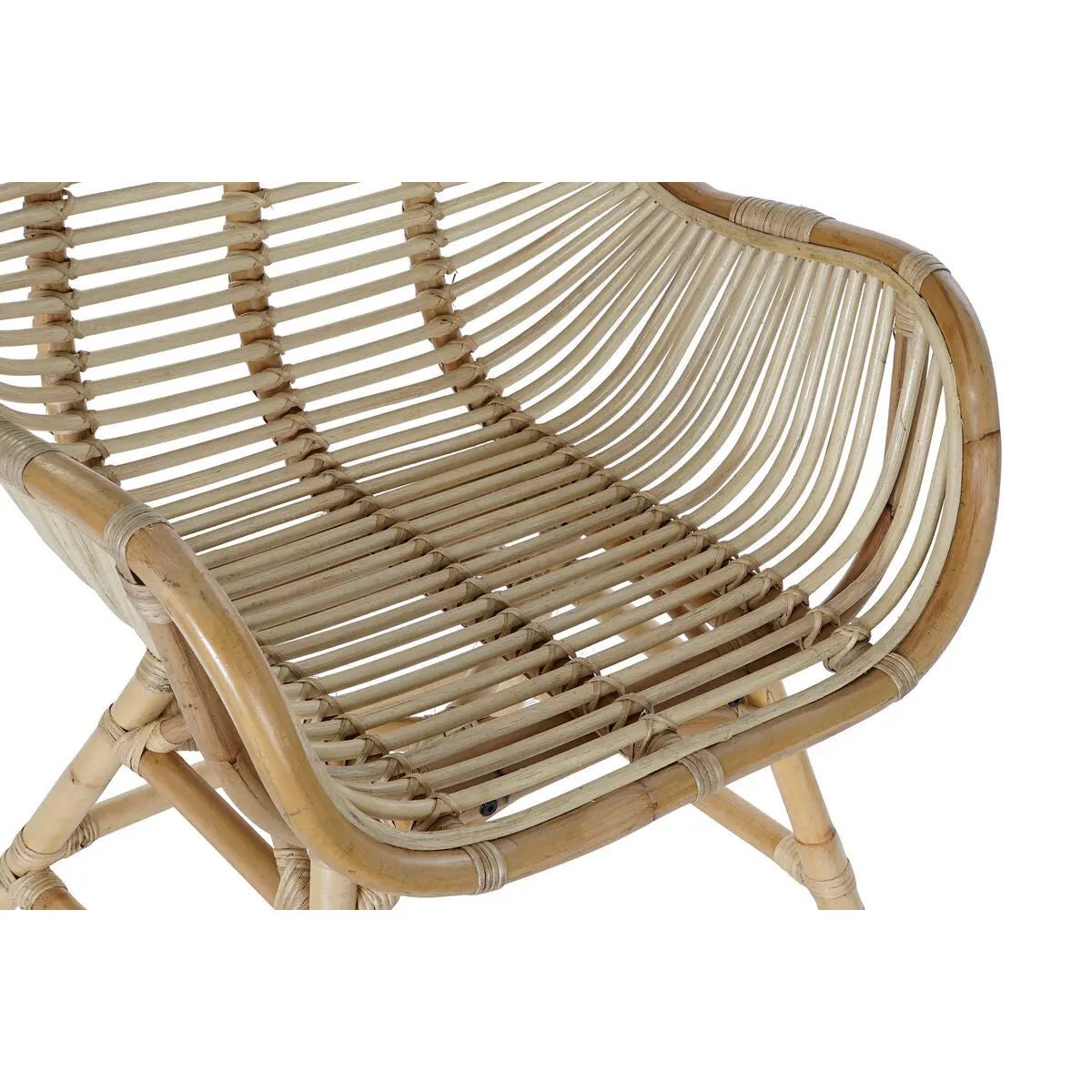 Garden Chair Dkd Home Decor Multicolour Natural Rattan 61 X 58 X 92 Cm 62 X 62 X 92 Cm 2