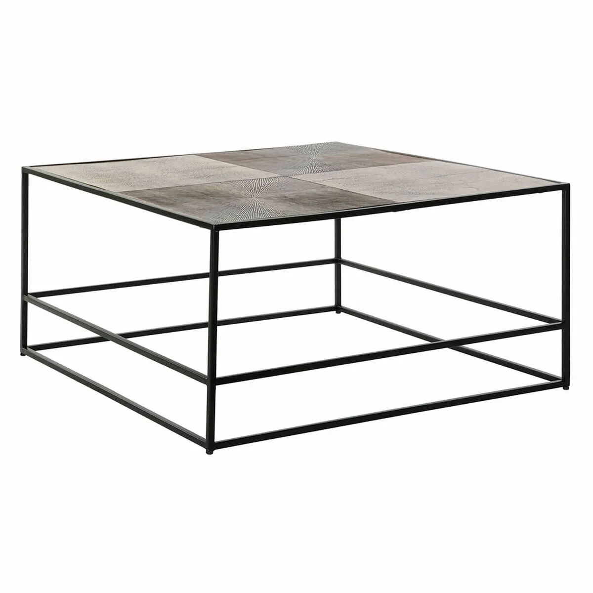 Centre Table Dkd Home Decor Aluminium Plastic 80 X 80 X 41 Cm 1