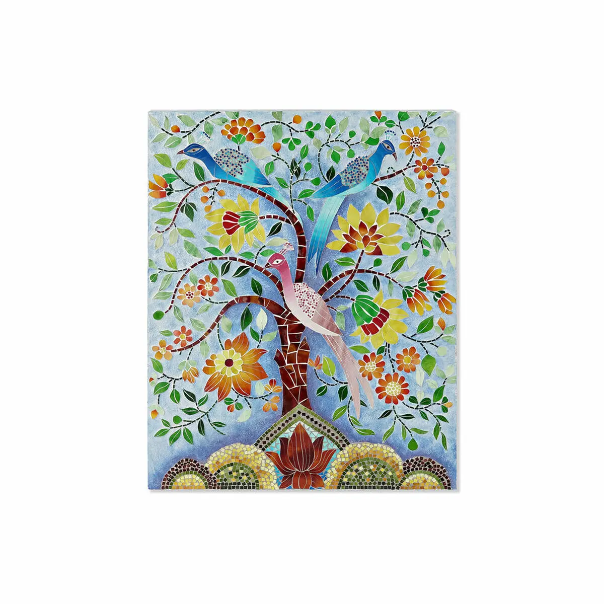 Canvas Dkd Home Decor Multicolour Tree 80 X 4 X 100 Cm (1 Unit) 1