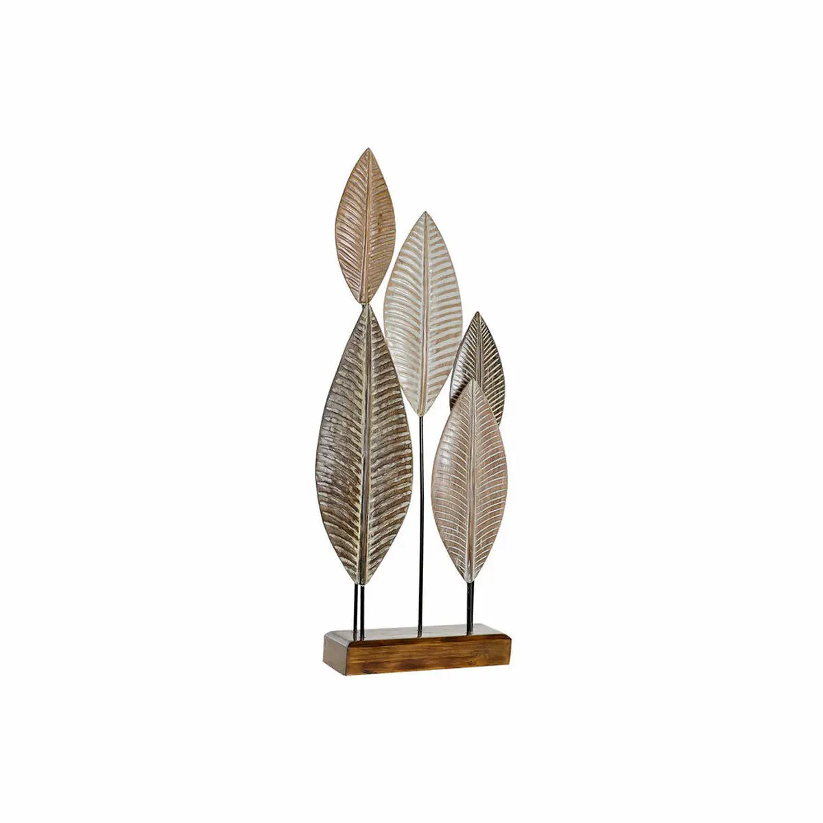 Decorative Figure Dkd Home Decor Bamboo Iron Sheets (33 X 10 X 81 Cm) 1
