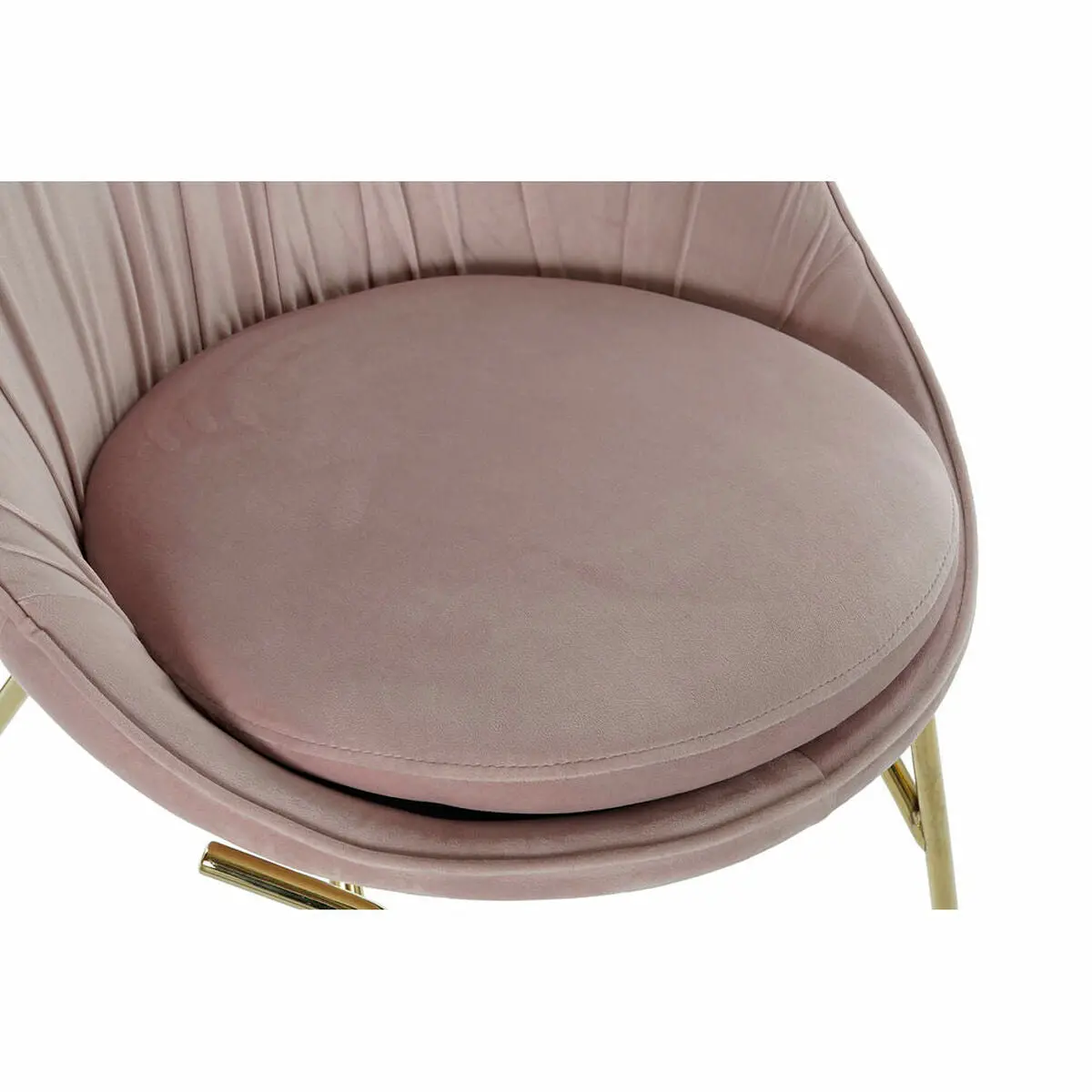 Dining Chair Dkd Home Decor Pink Golden 60 X 60 X 85 Cm 2