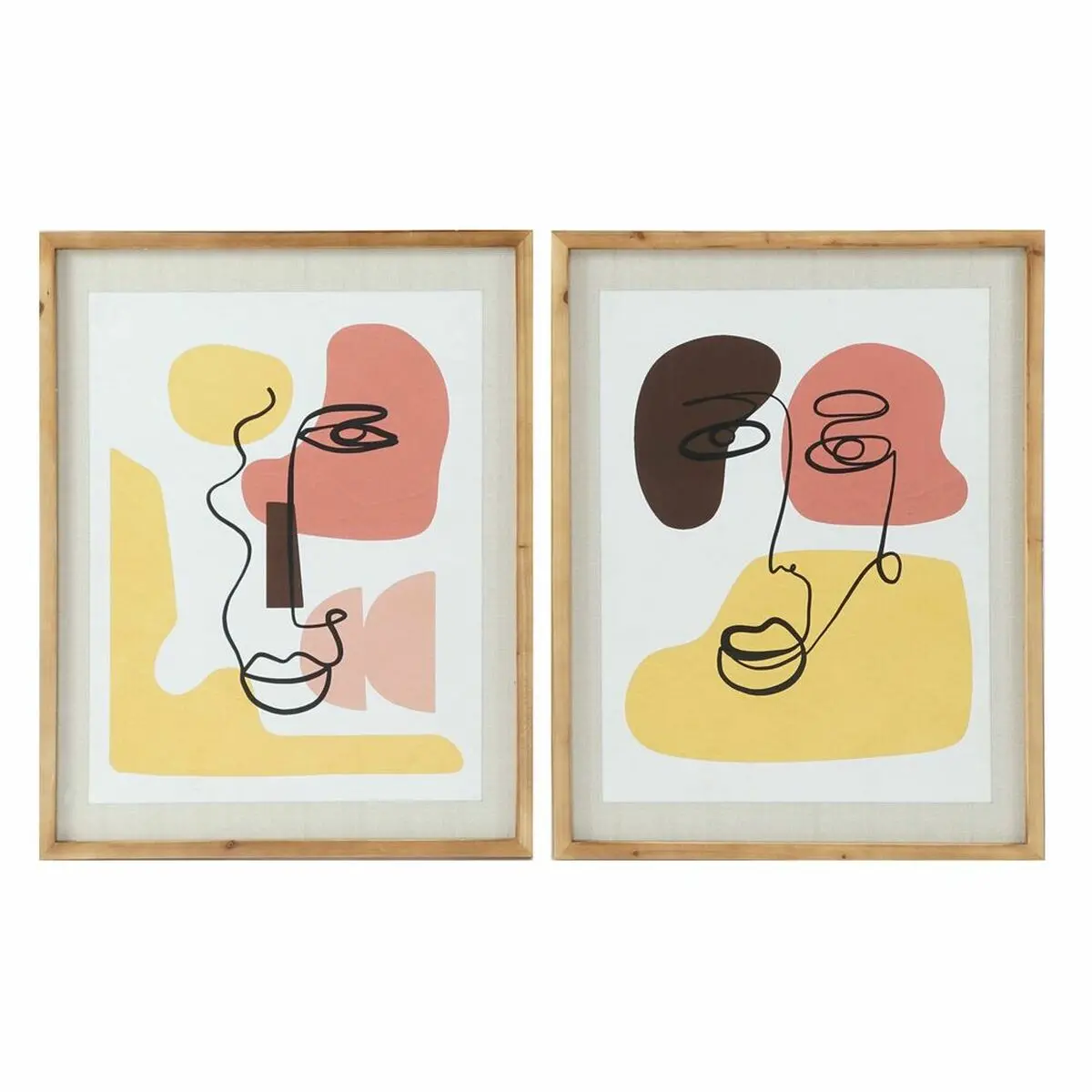 Painting Dkd Home Decor Crystal Mdf Wood 55 X 2 X 70 Cm 1