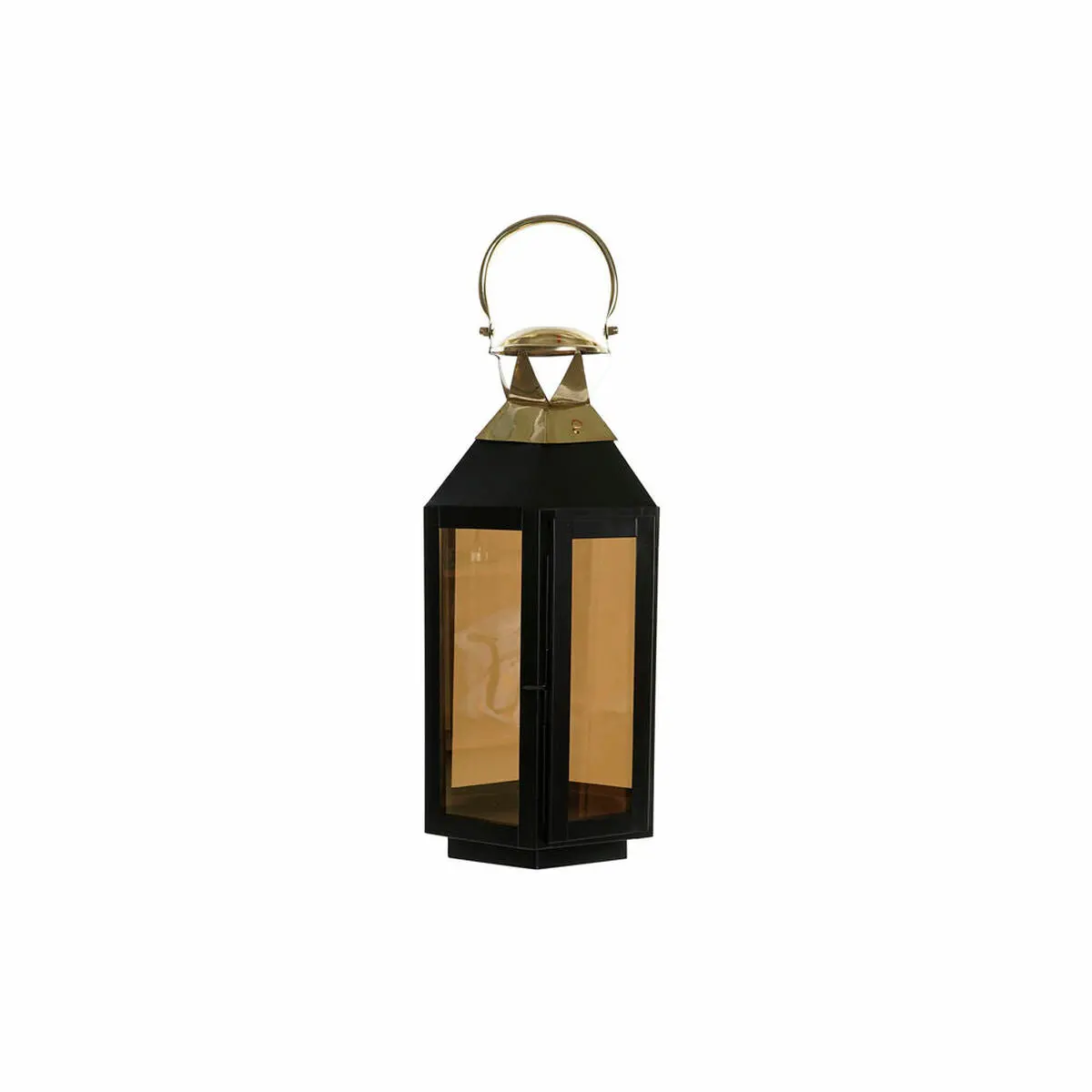 Lantern Dkd Home Decor Black Crystal Iron Golden (22 X 20 X 46 Cm) 1