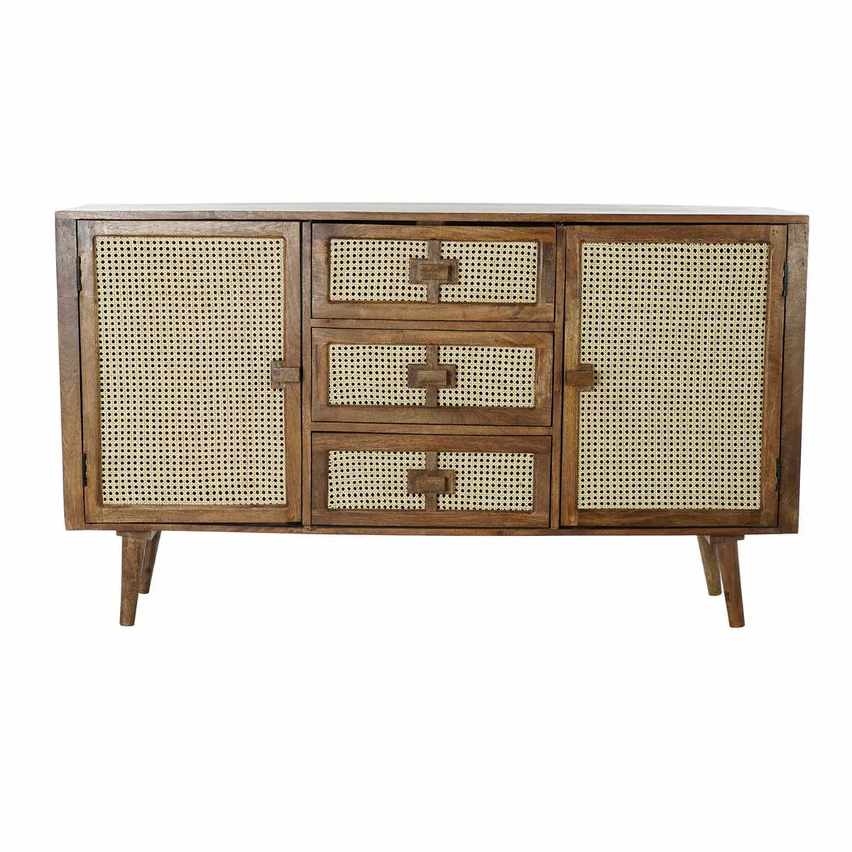Sideboard Dkd Home Decor Rattan Mango Wood (150.5 X 40.5 X 86 Cm) 1