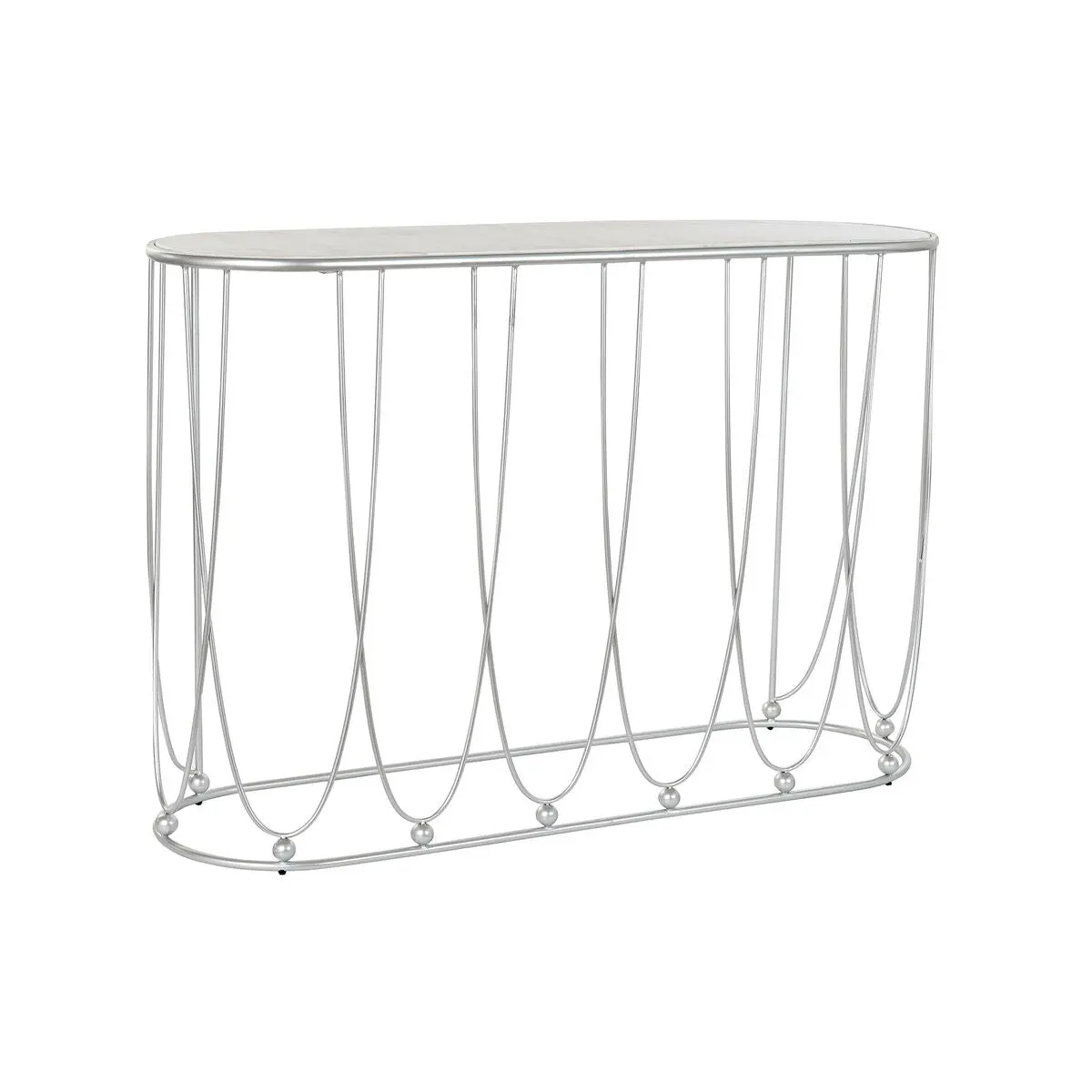 Hall Dkd Home Decor White Silver 115 X 35 X 78 Cm 1