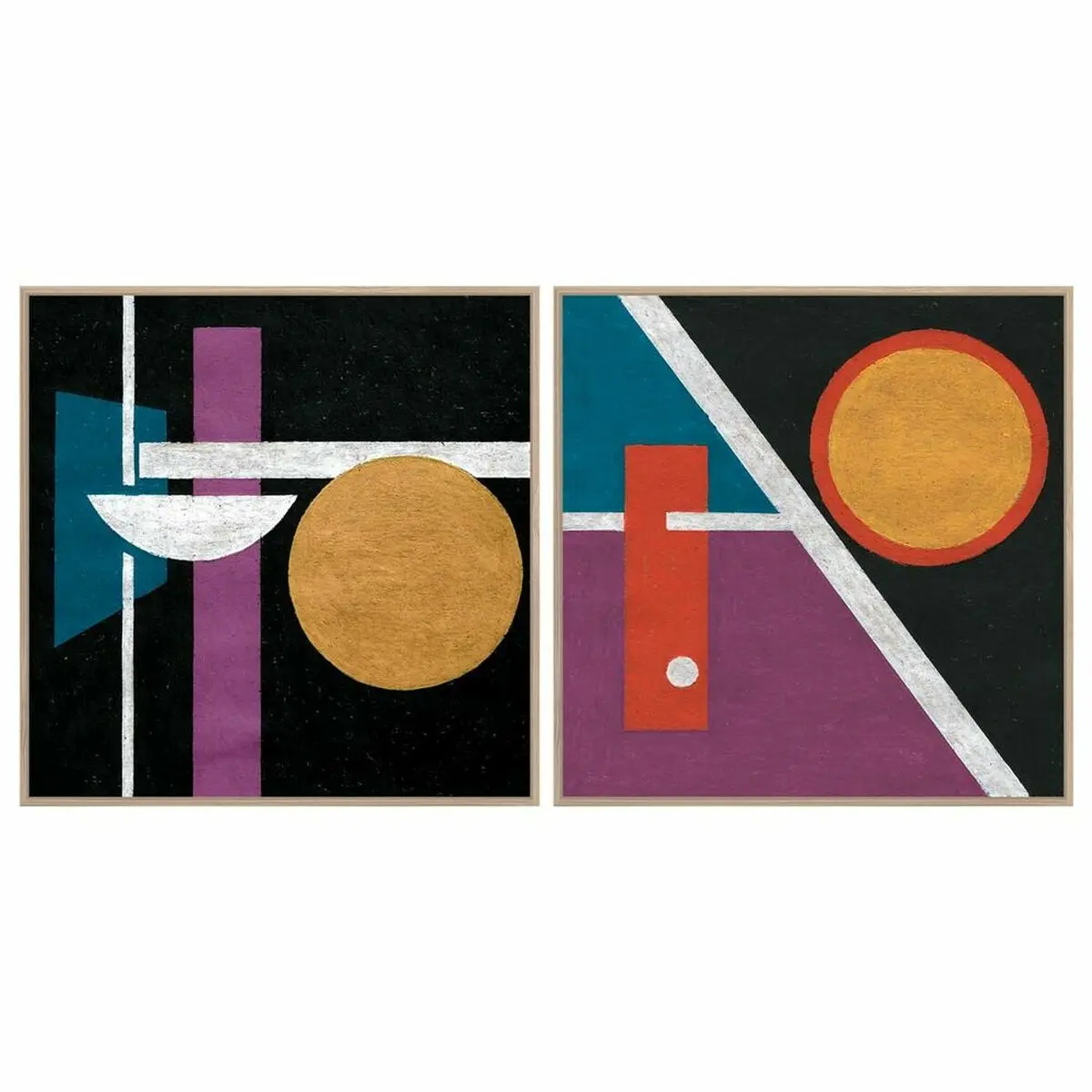 Canvas Dkd Home Decor Polystyrene Canvas 83 X 4,5 X 83 Cm 1