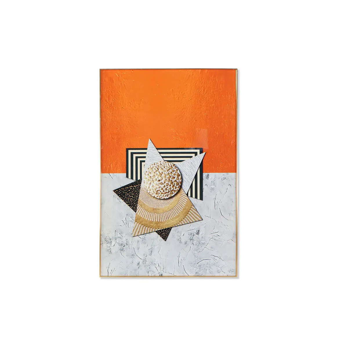 Painting Dkd Home Decor Aluminium Mdf Wood 80 X 3 X 120 Cm 1