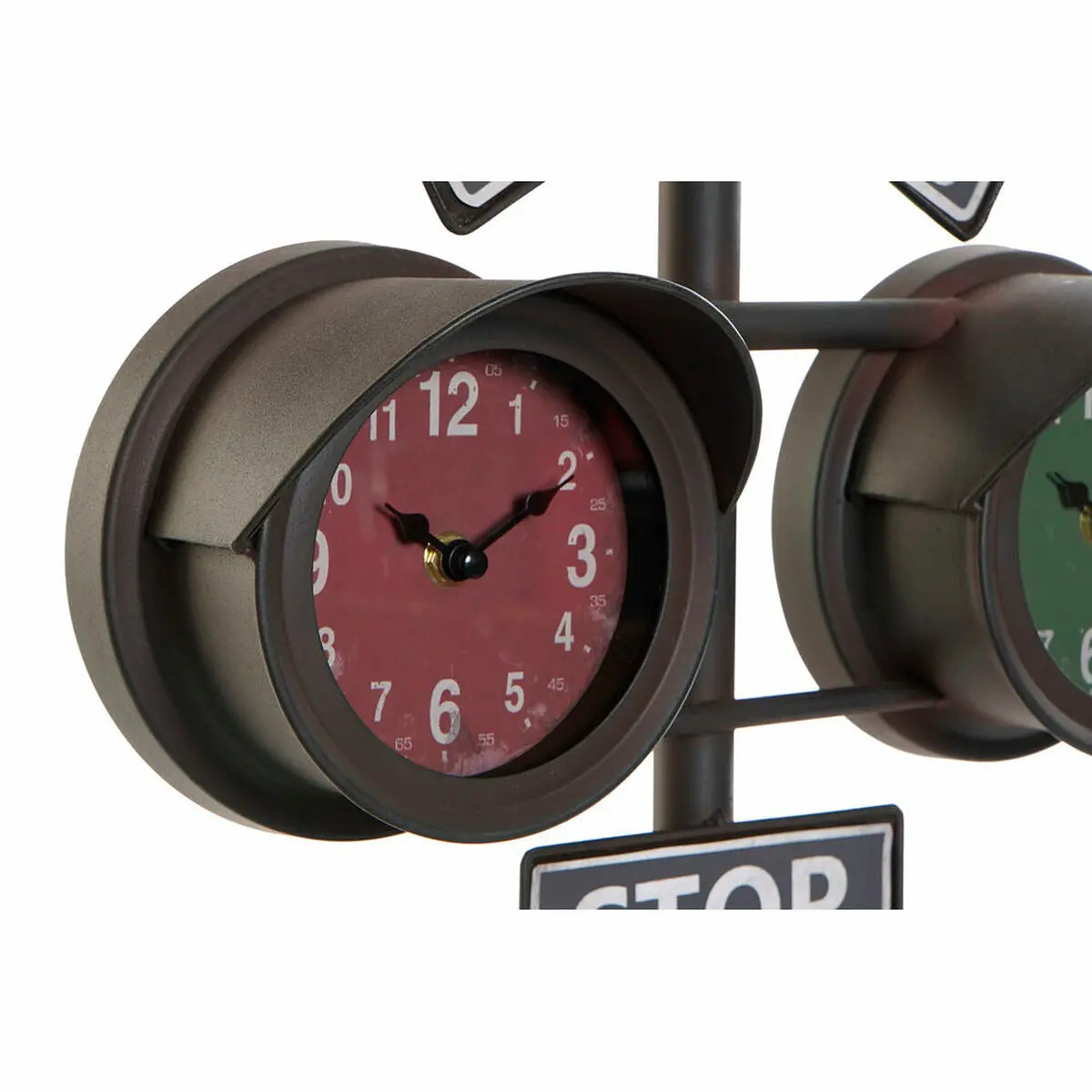 Table Clock Dkd Home Decor Black Vintage Traffic Lights 2